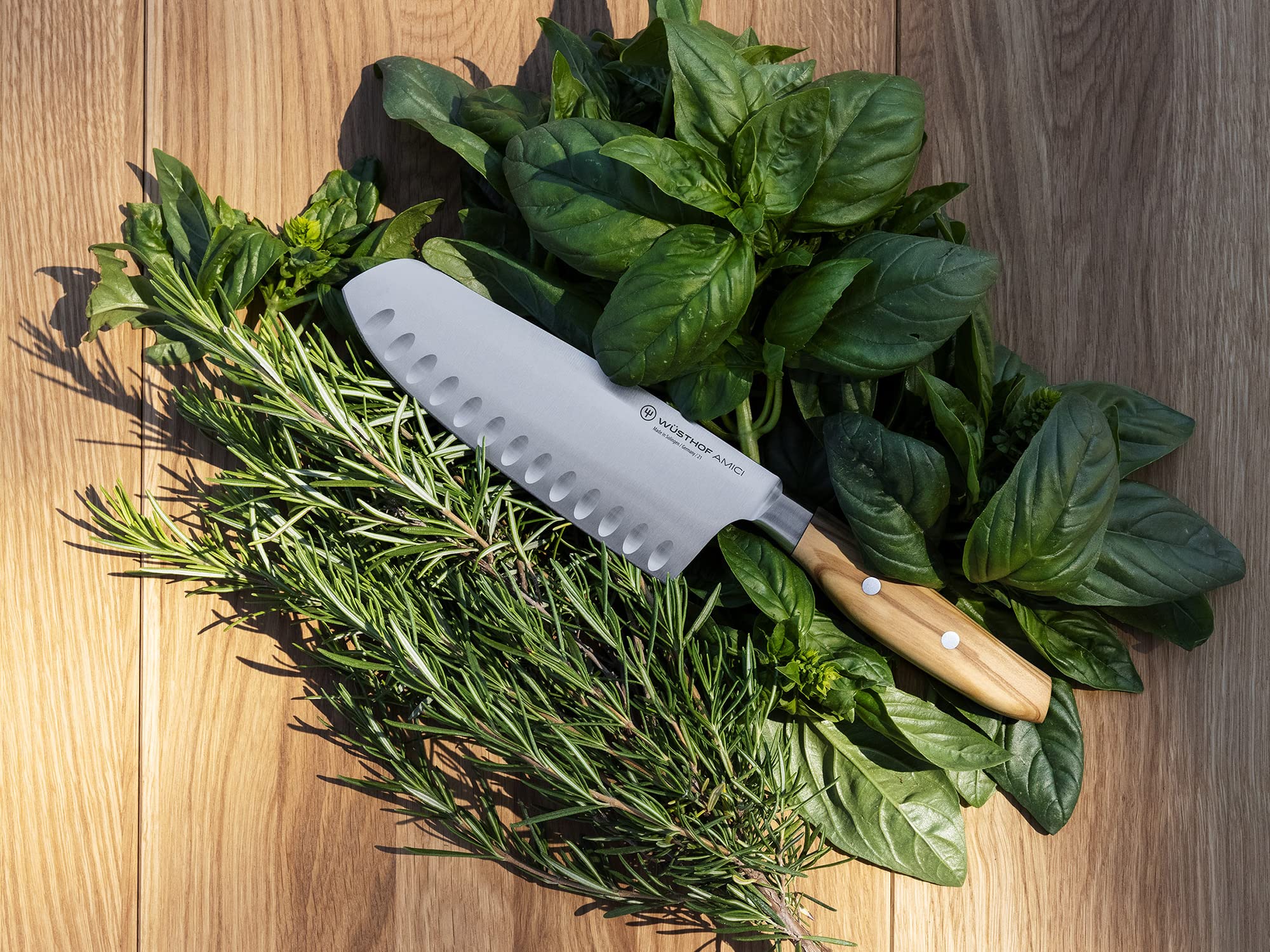 Wüsthof Amici santoku 17 cm legno ulivo