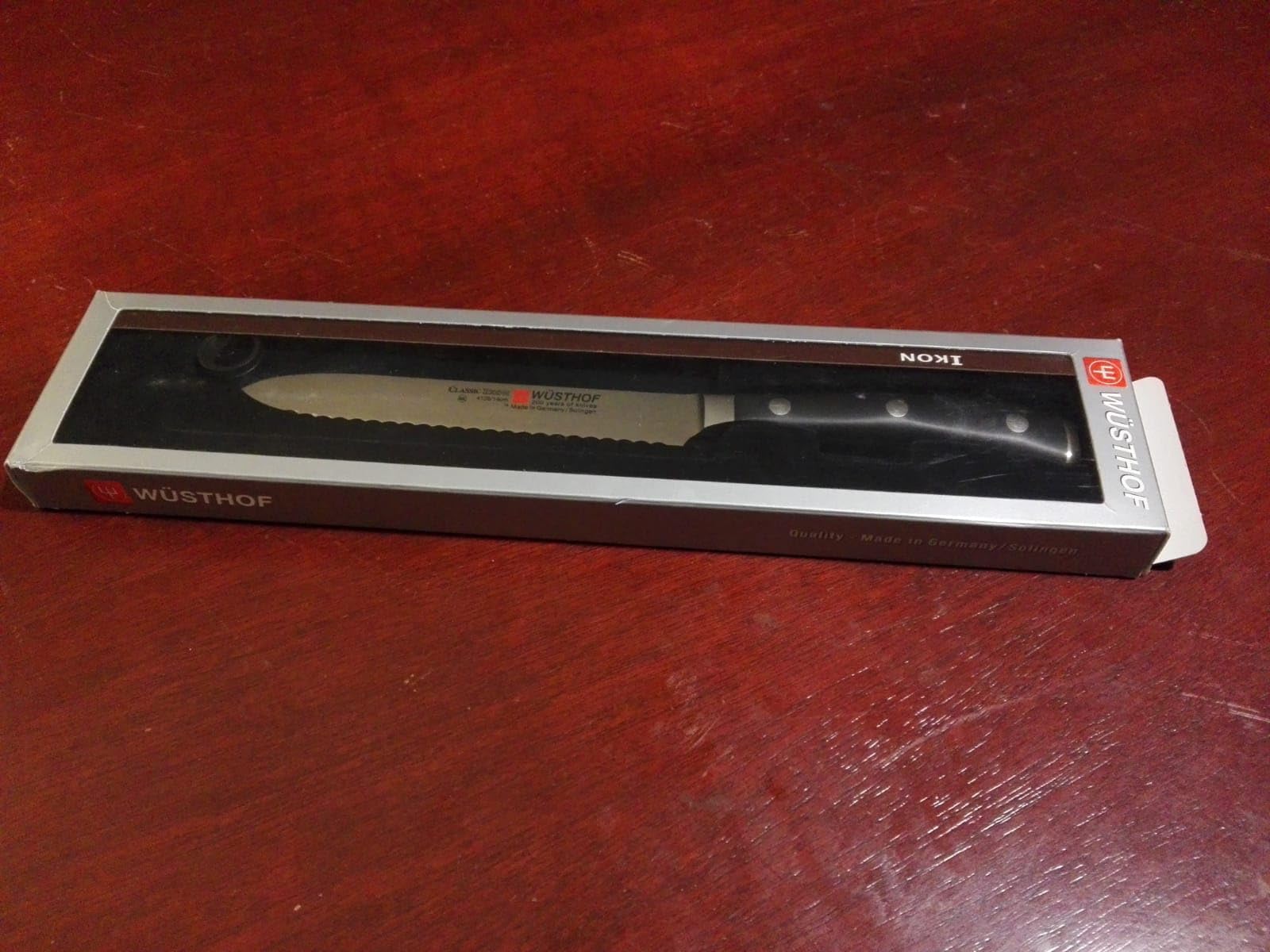Wusthof Classic Ikon Coltello Salame 14 cm seghettato