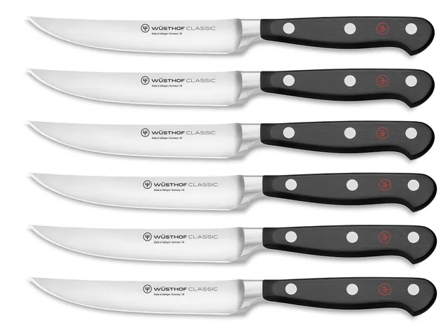 WÜSTHOF Classic set coltelli bistecca 6 pezzi forgiati