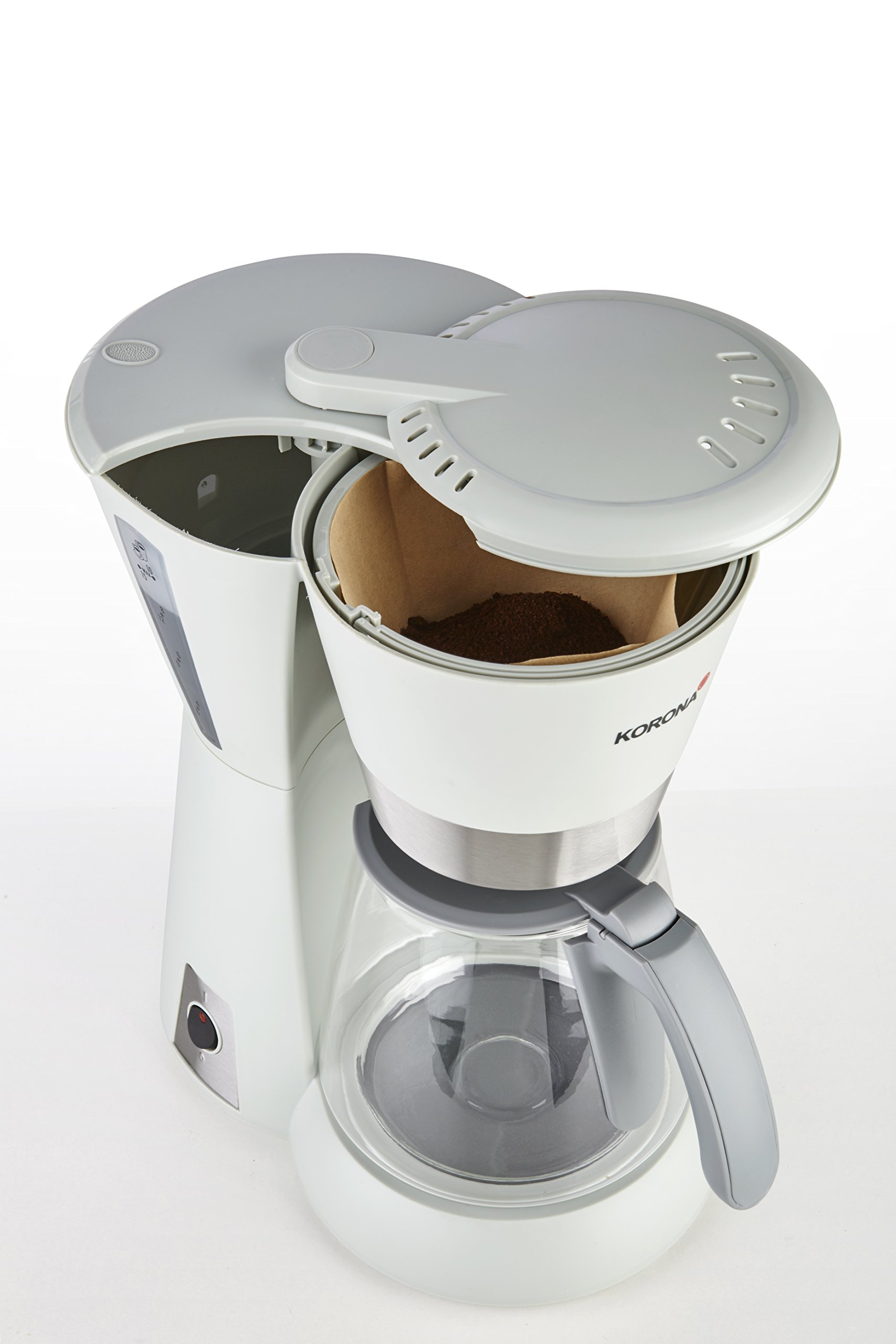 Korona 10206 Macchina Caffè Americano 1,25 L Grigia 10 Tazze
