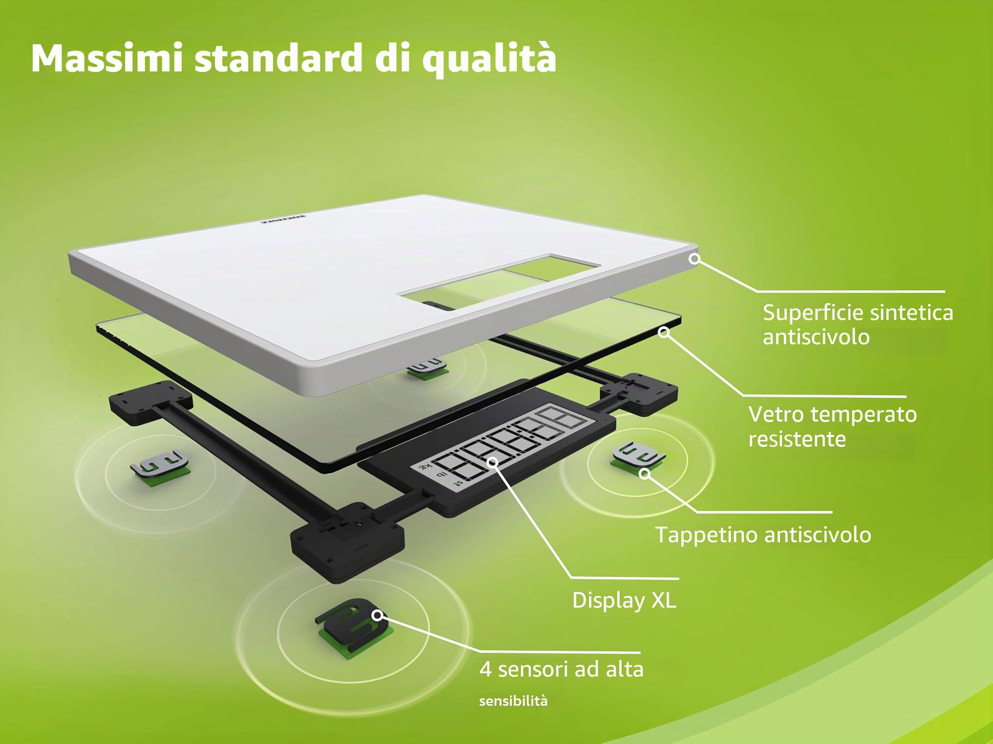 Soehnle Sense Safe 100 bilancia pesapersone digitale 180 kg