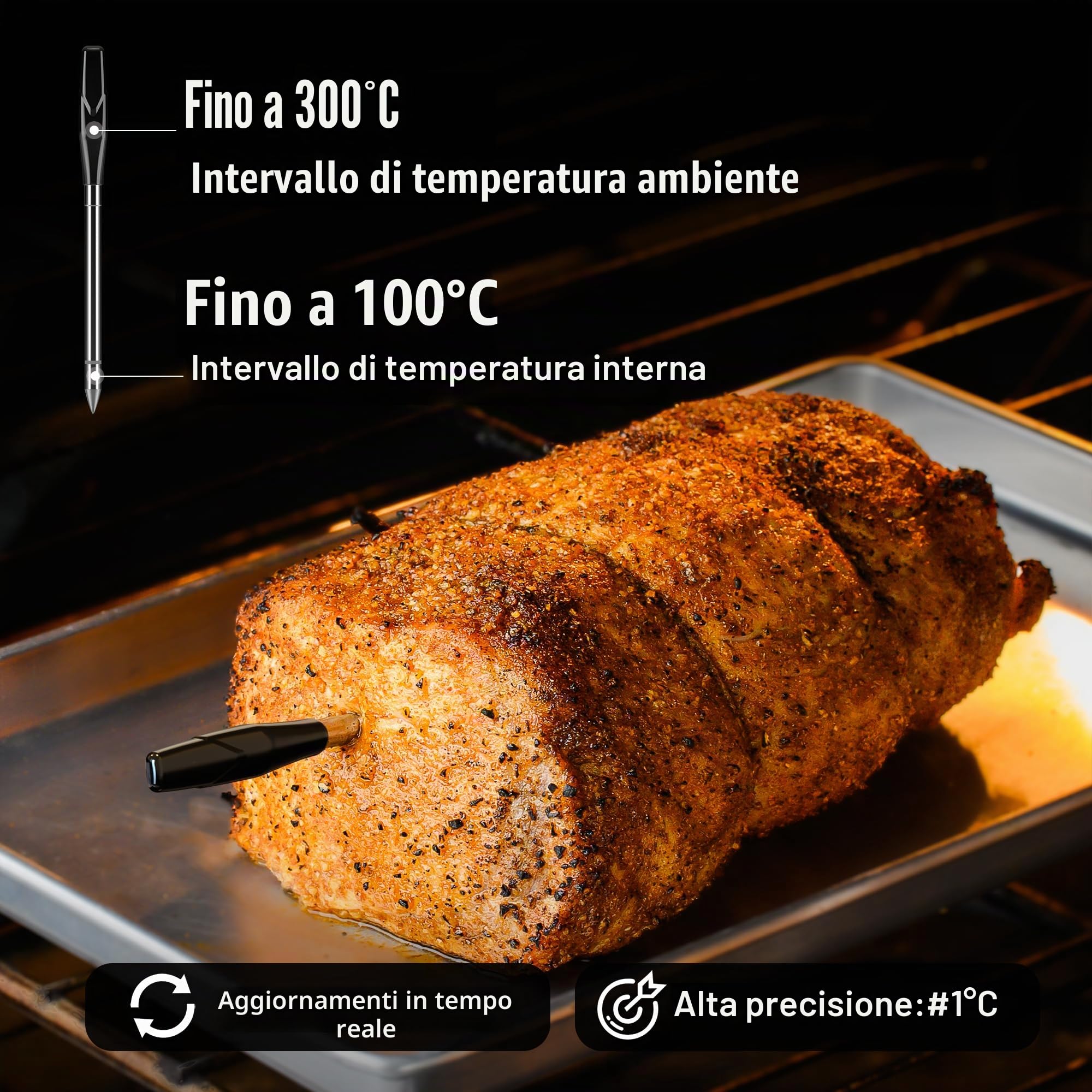 ThermoPro TempSpike TP862 XR termometro carne wireless 300 m