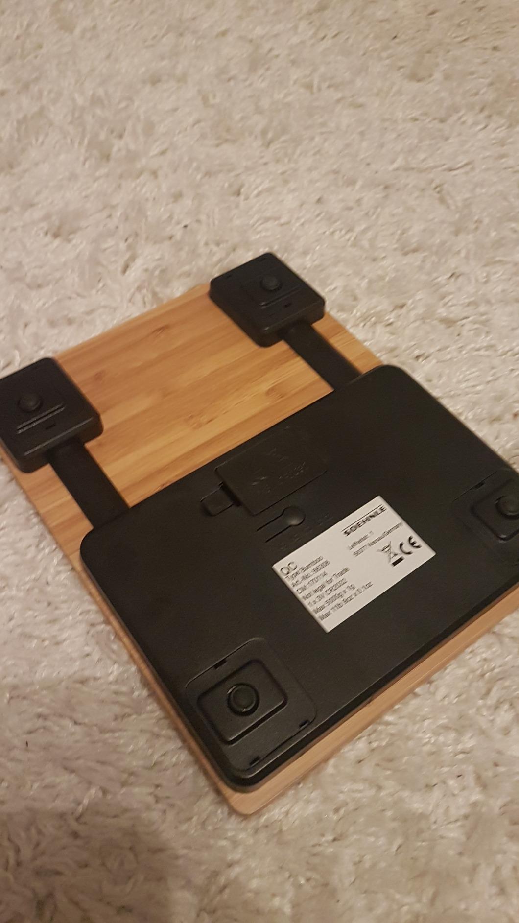 Soehnle Bamboo bilancia cucina digitale 5 kg sensor-touch