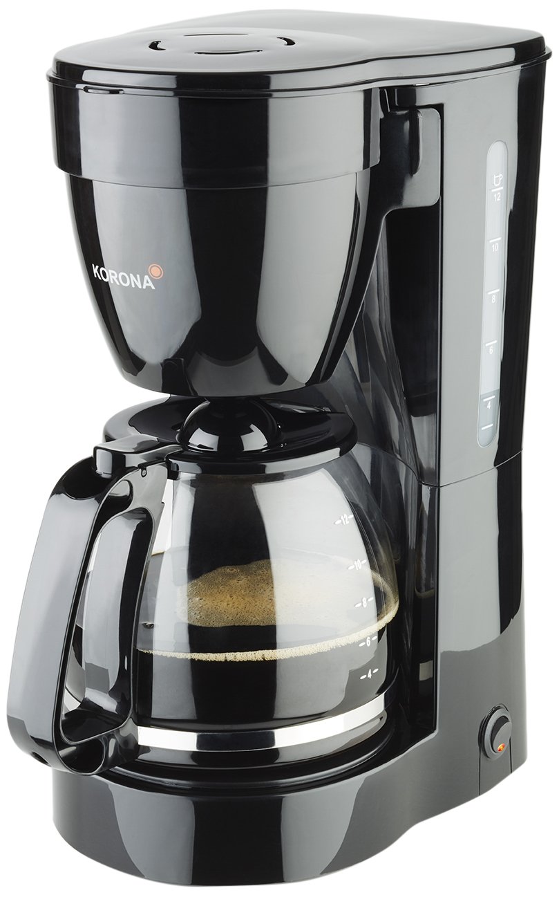 Korona 10117 Macchina Caffè Filtro 1,5 L Rossa 12 Tazze