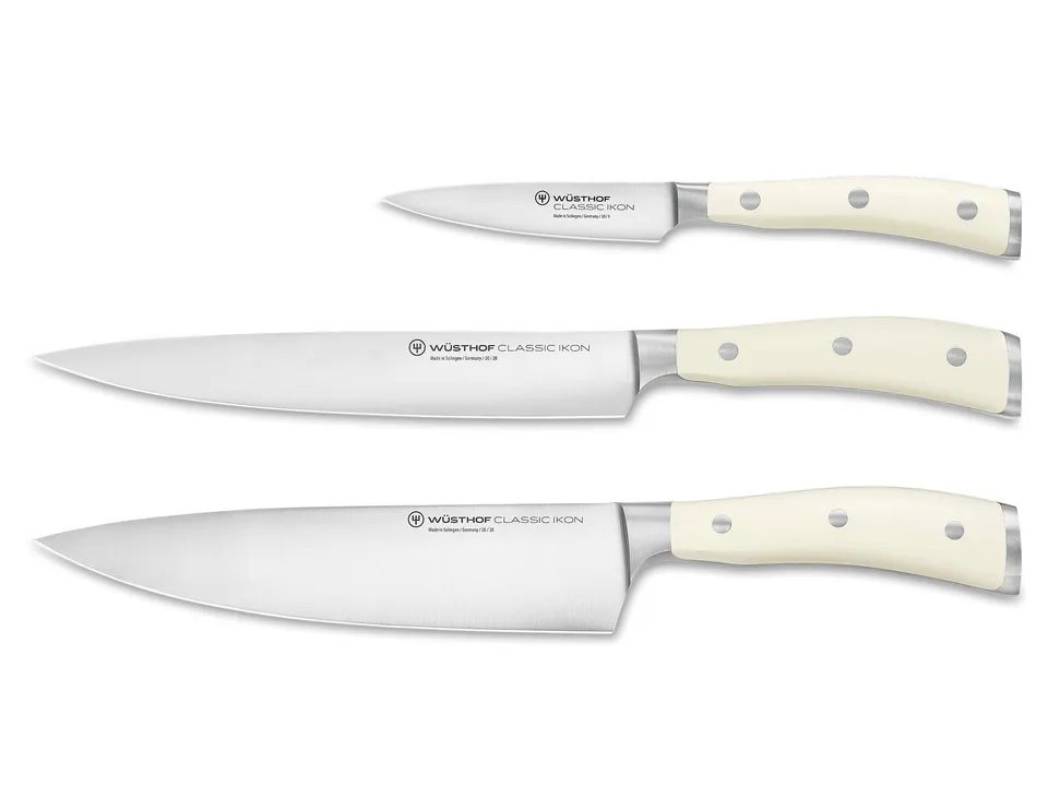 Wüsthof Classic Ikon Set 3 Coltelli Crema 20 cm