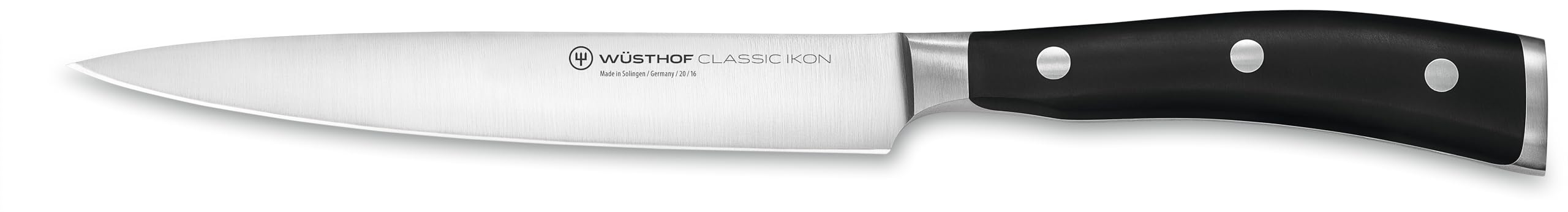 Wusthof Classic Ikon coltello prosciutto nero 20 cm