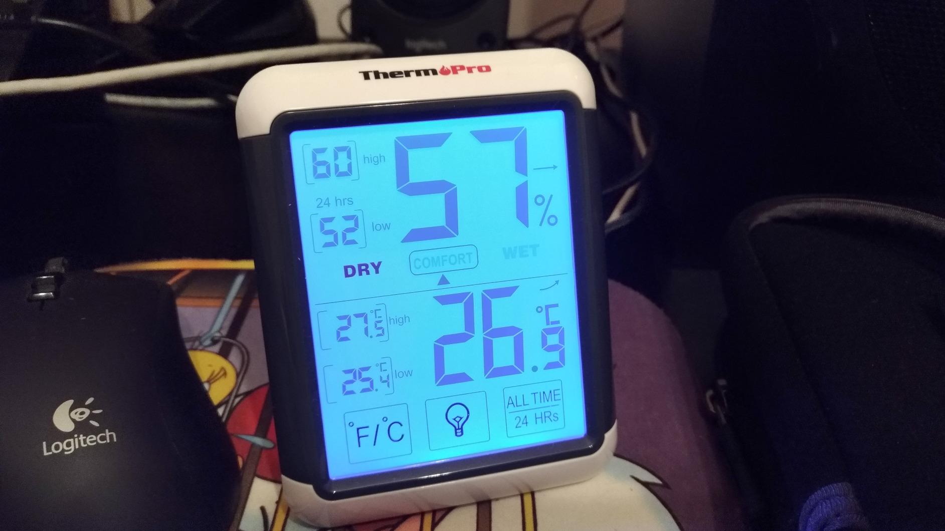ThermoPro TP55 Termometro Igrometro Digitale 1pz Retroilluminato