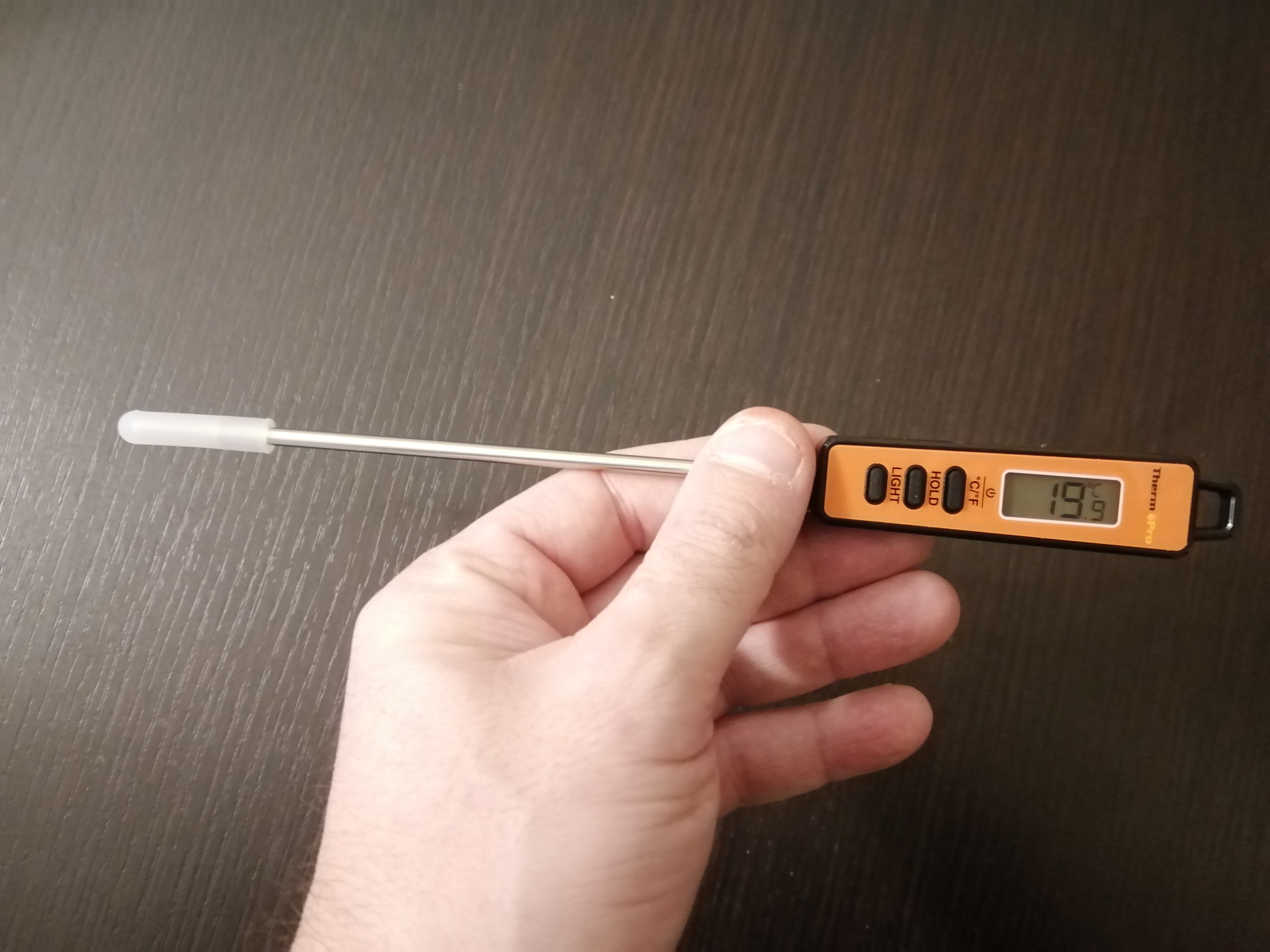 TempPro TP01 Termometro Carne Digitale Bianco Sonda Lunga