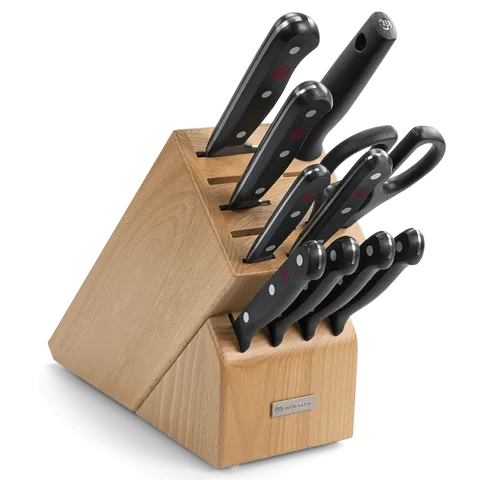 Wusthof Gourmet Ceppo Coltelli 11 Pezzi Faggio Tedesco