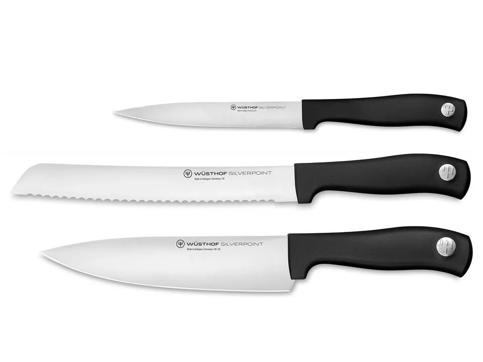 Wüsthof Silverpoint set coltelli 3 pezzi 18 cm