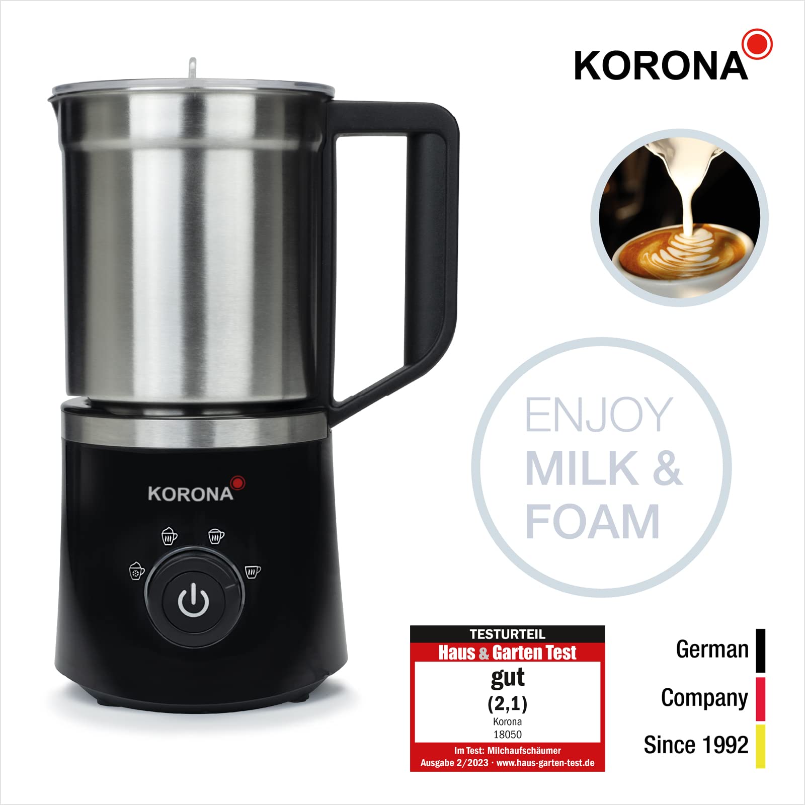 Korona 18050 Montalatte Elettrico Induzione 400 ml