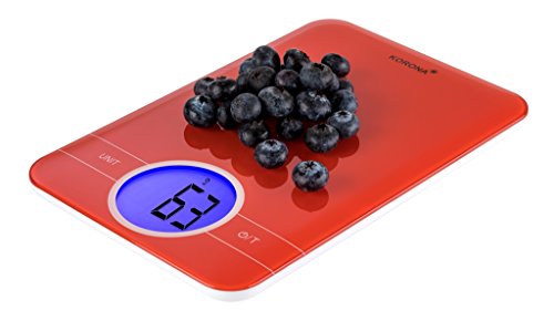 Korona Karla 70233 Bilancia Cucina 5 kg Rossa