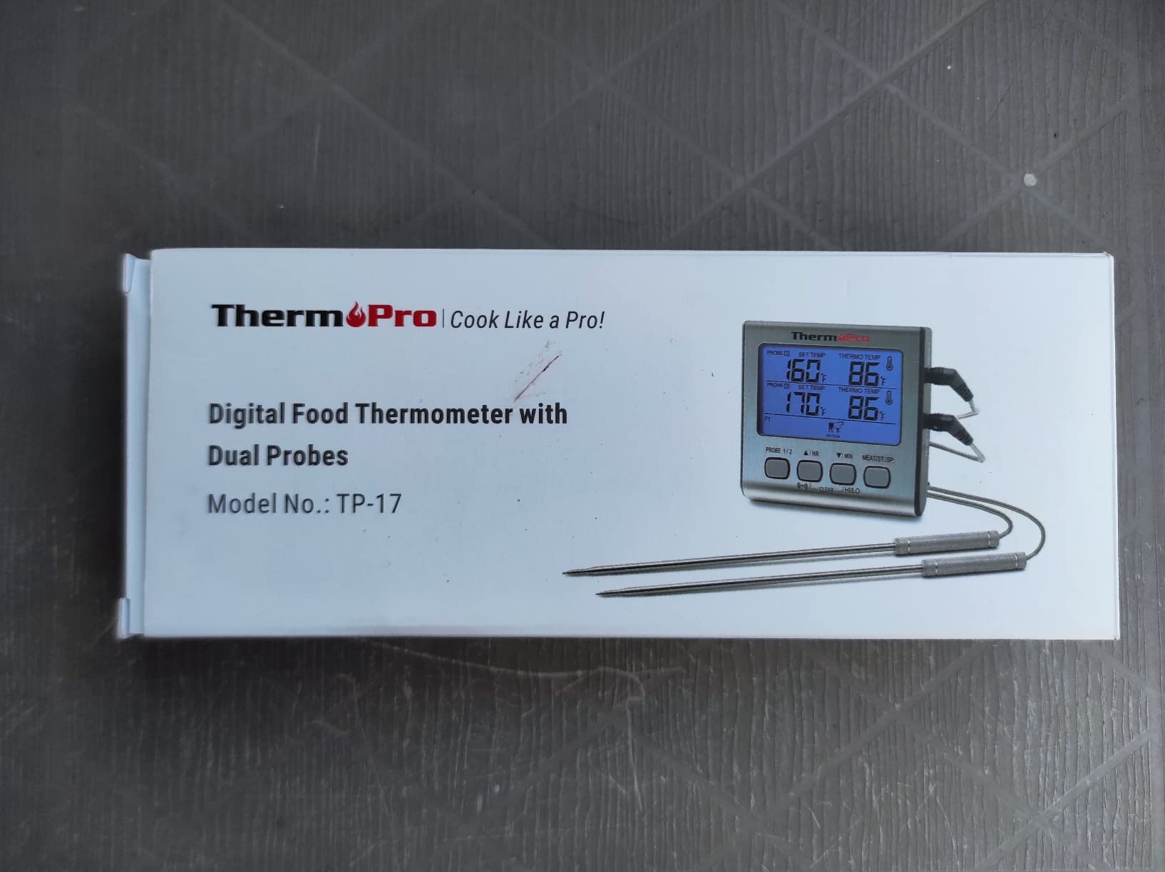 ThermoPro TP17 termometro cucina digitale doppia sonda 2 sonde