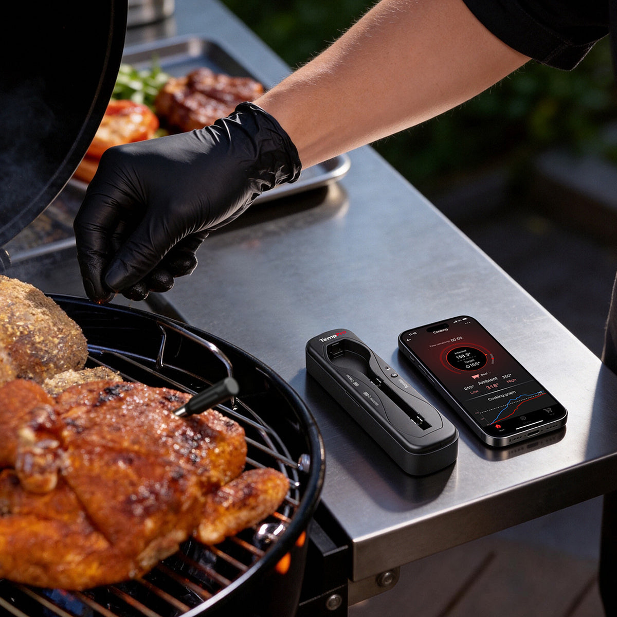 TempPro TempSpike TP960B Termometro Carne Wireless 500ft