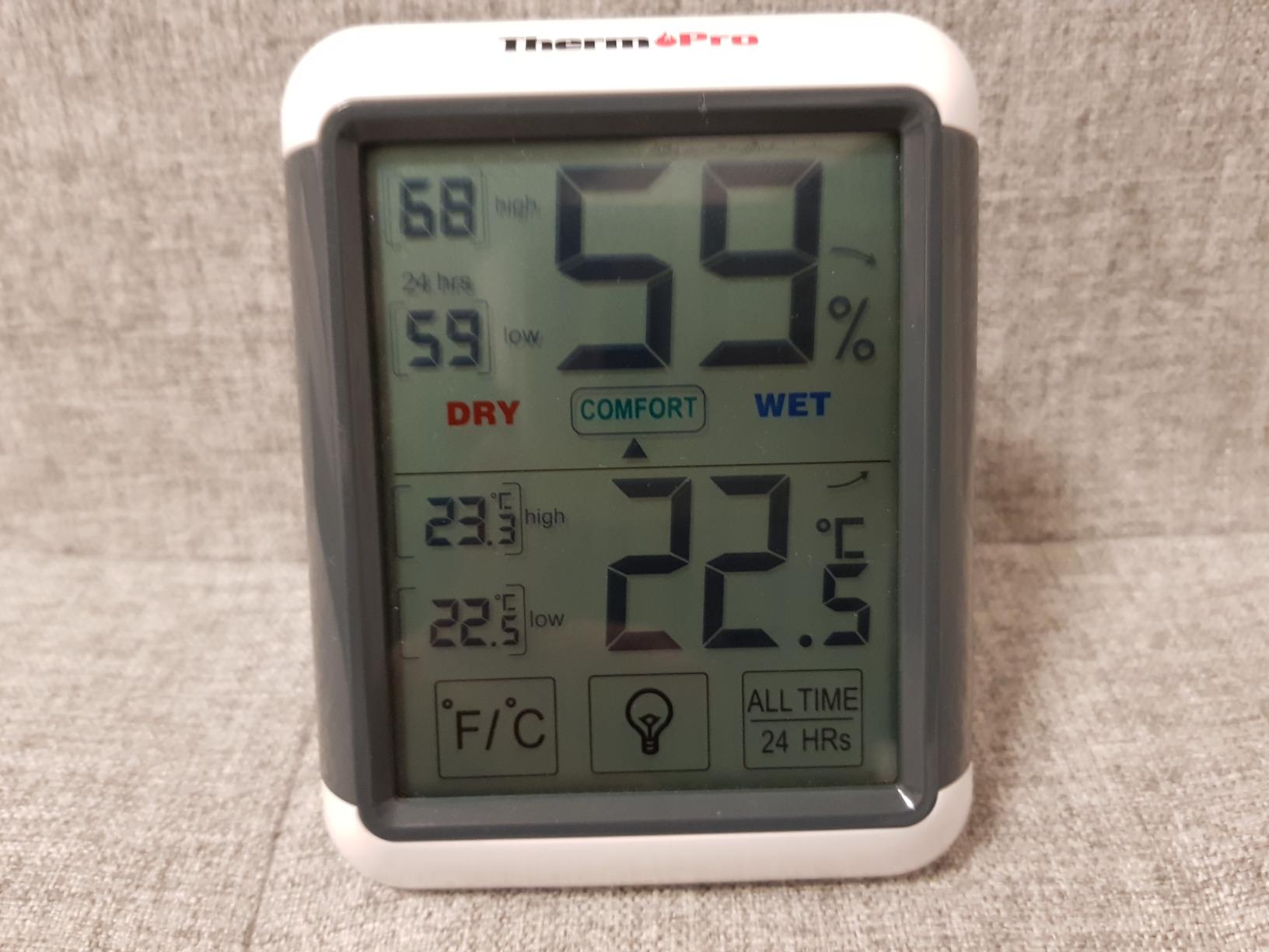 ThermoPro TP55 Termometro Igrometro Digitale 1pz Retroilluminato