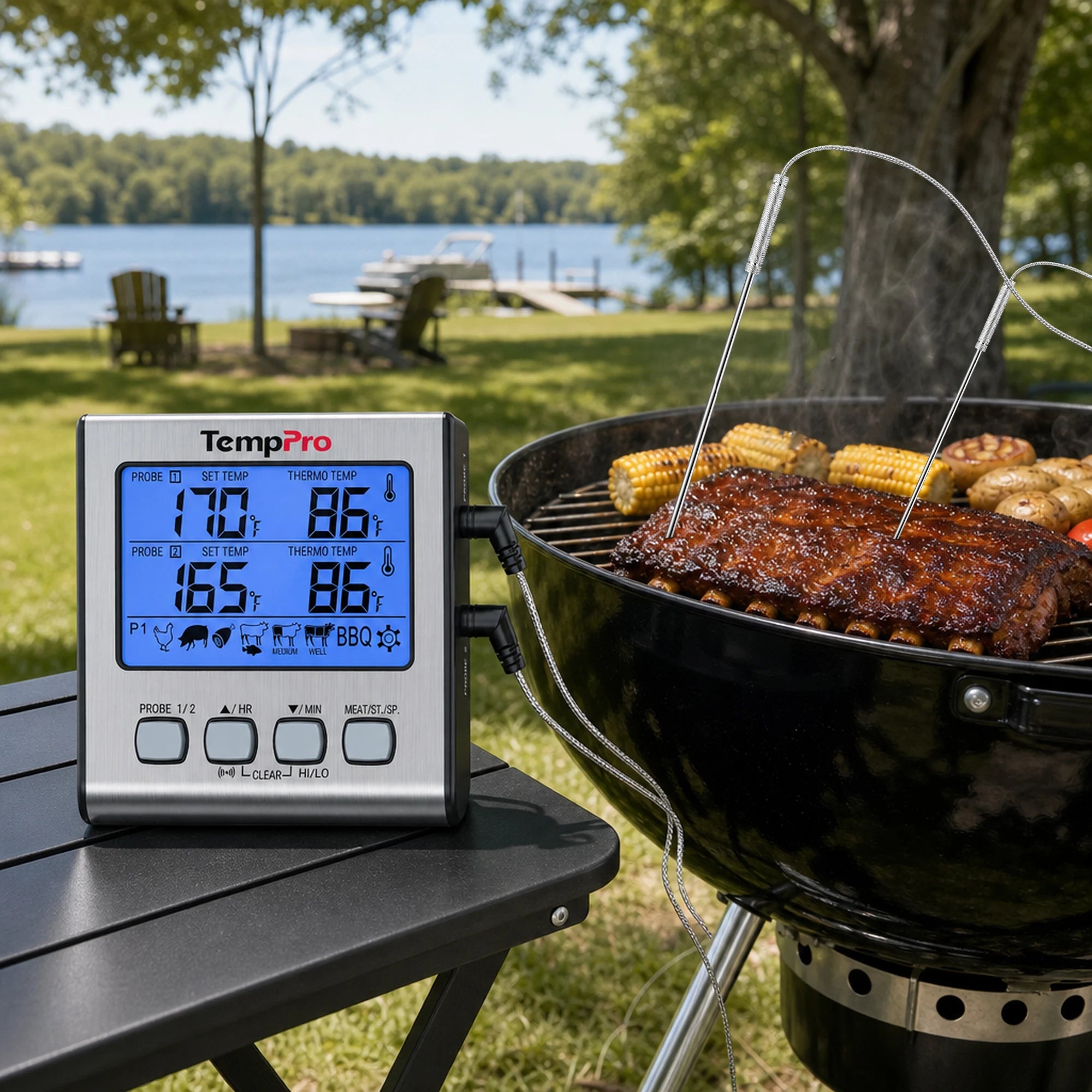 TempPro TempTrack Plus TP17 termometro forno 2 sonde
