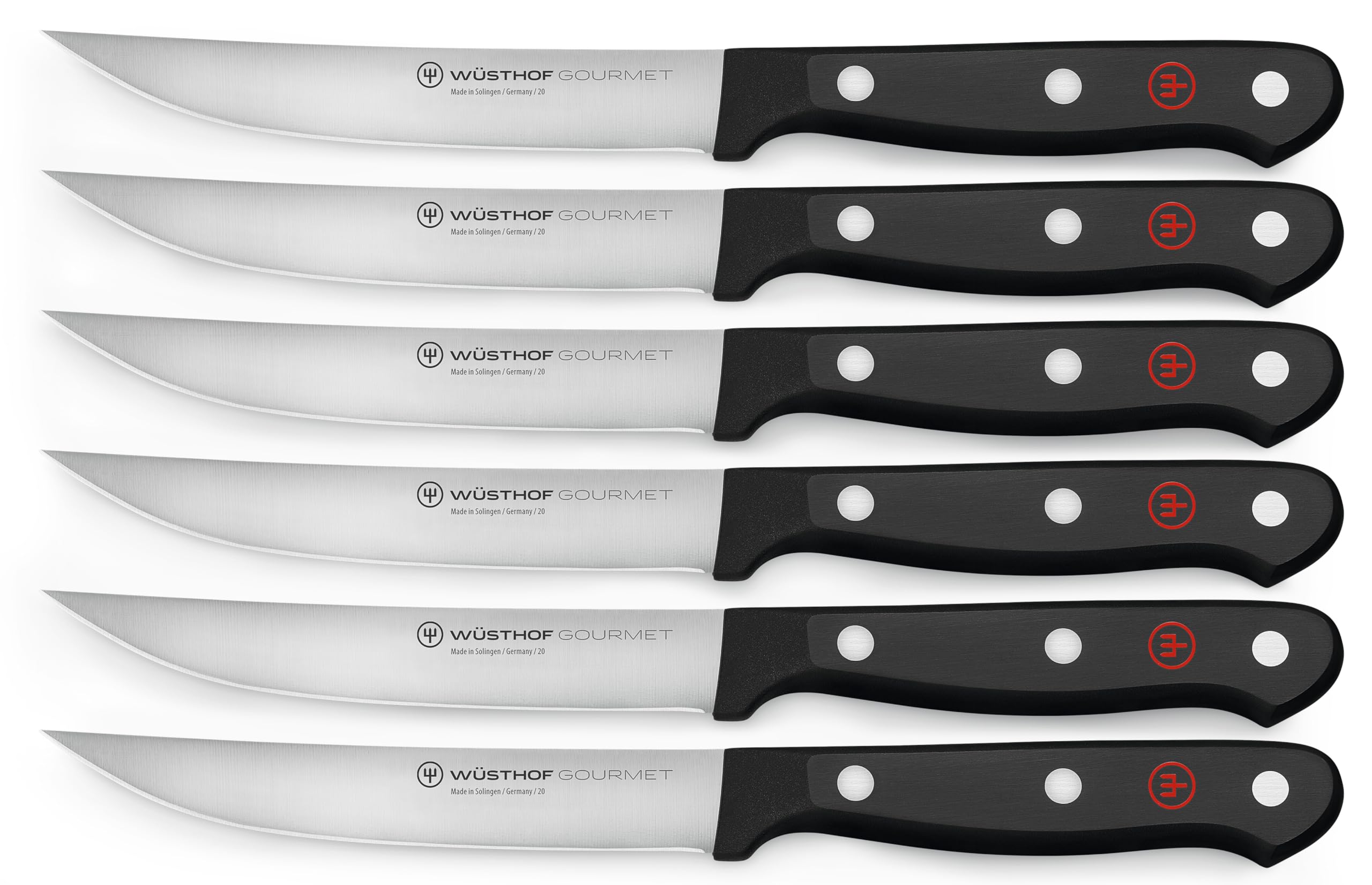 Wüsthof Gourmet Set 4 coltelli bistecca carne neri