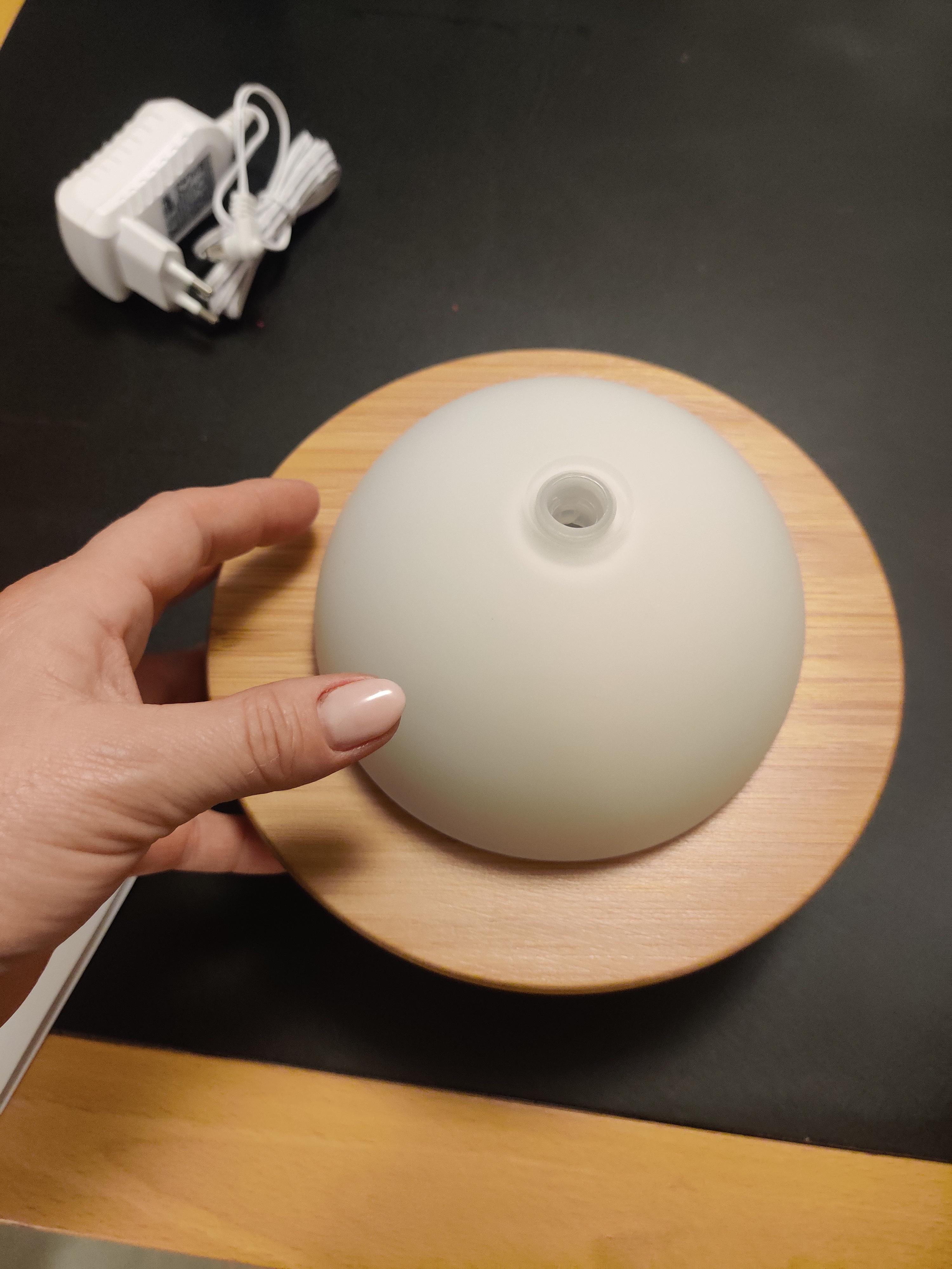 Soehnle Modena 68087 diffusore aromi bianco vetro bambù