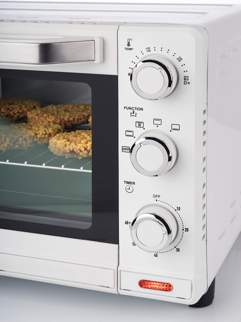 Korona 57158 forno pizza multifunzione 24 litri bianco con pietra