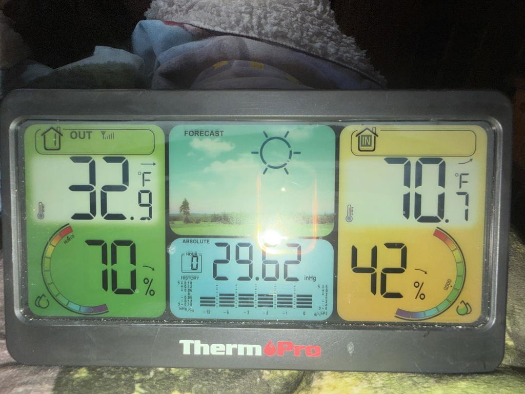 TempPro TempAir Plus TP280B stazione meteo wireless 7"