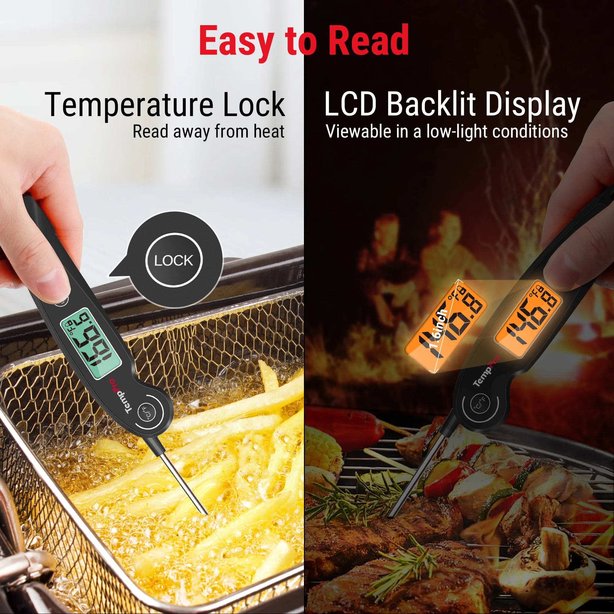 TempPro TempSpike TP961 termometro carne wireless pack 2 pezzi