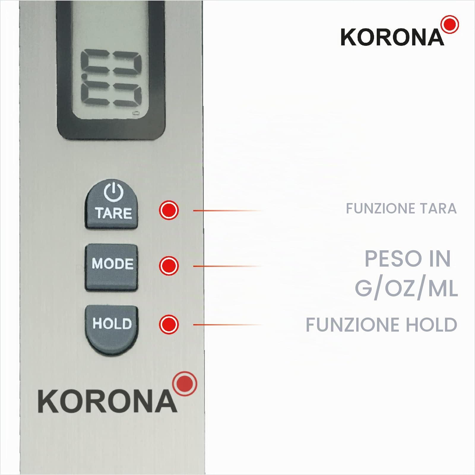 Korona Eva 79500 bilancia a cucchiaio 500 g 0,1 g