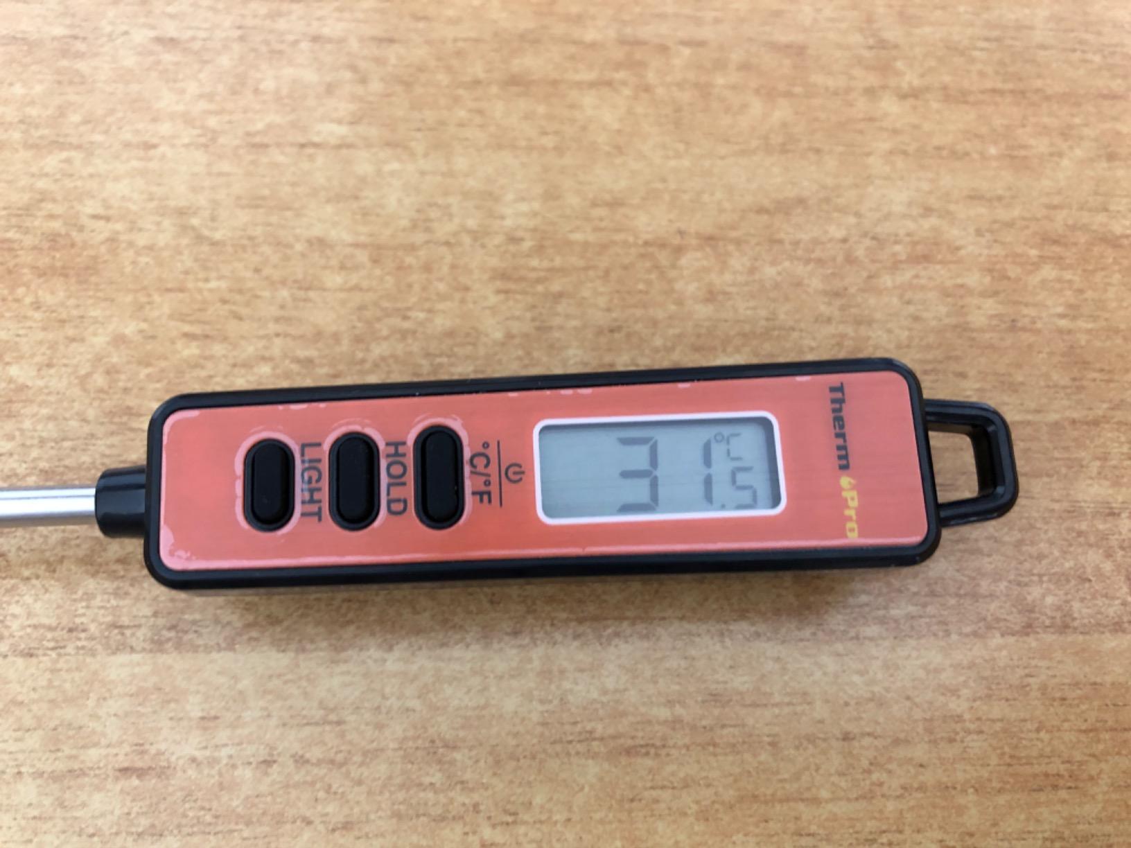 TempPro TP01 Termometro Carne Digitale Bianco Sonda Lunga
