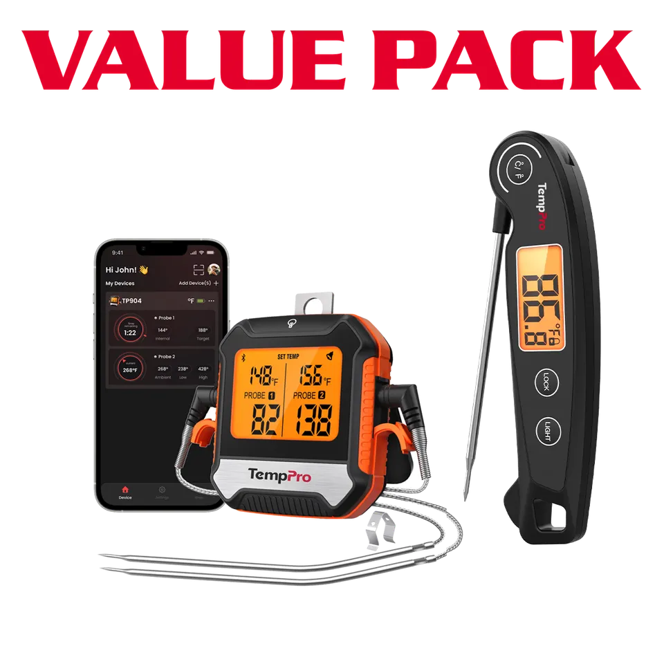 TempPro TP904 TP605 termometro carne bluetooth kit