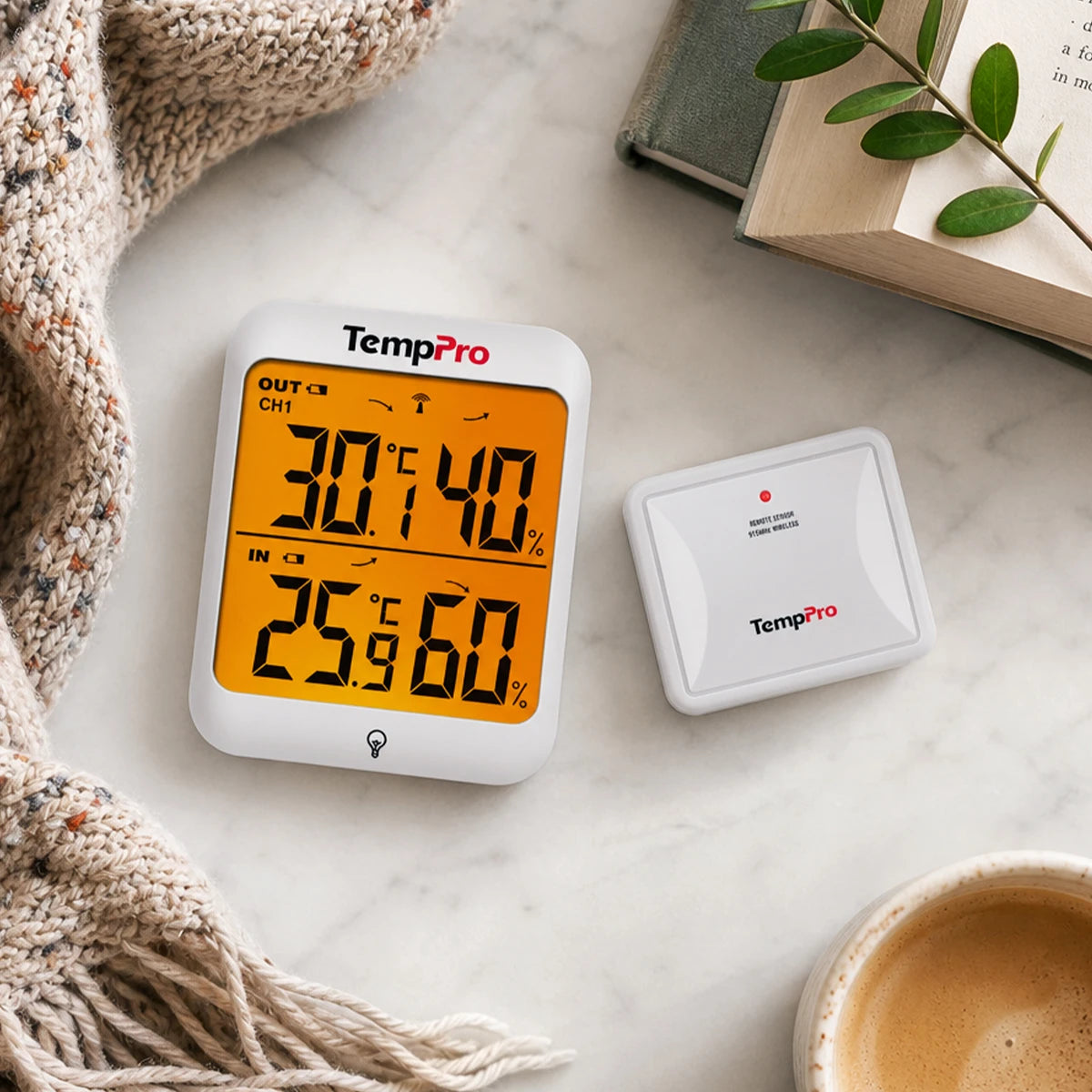 TempPro TempAir Plus TP63B Termometro Igrometro Wireless