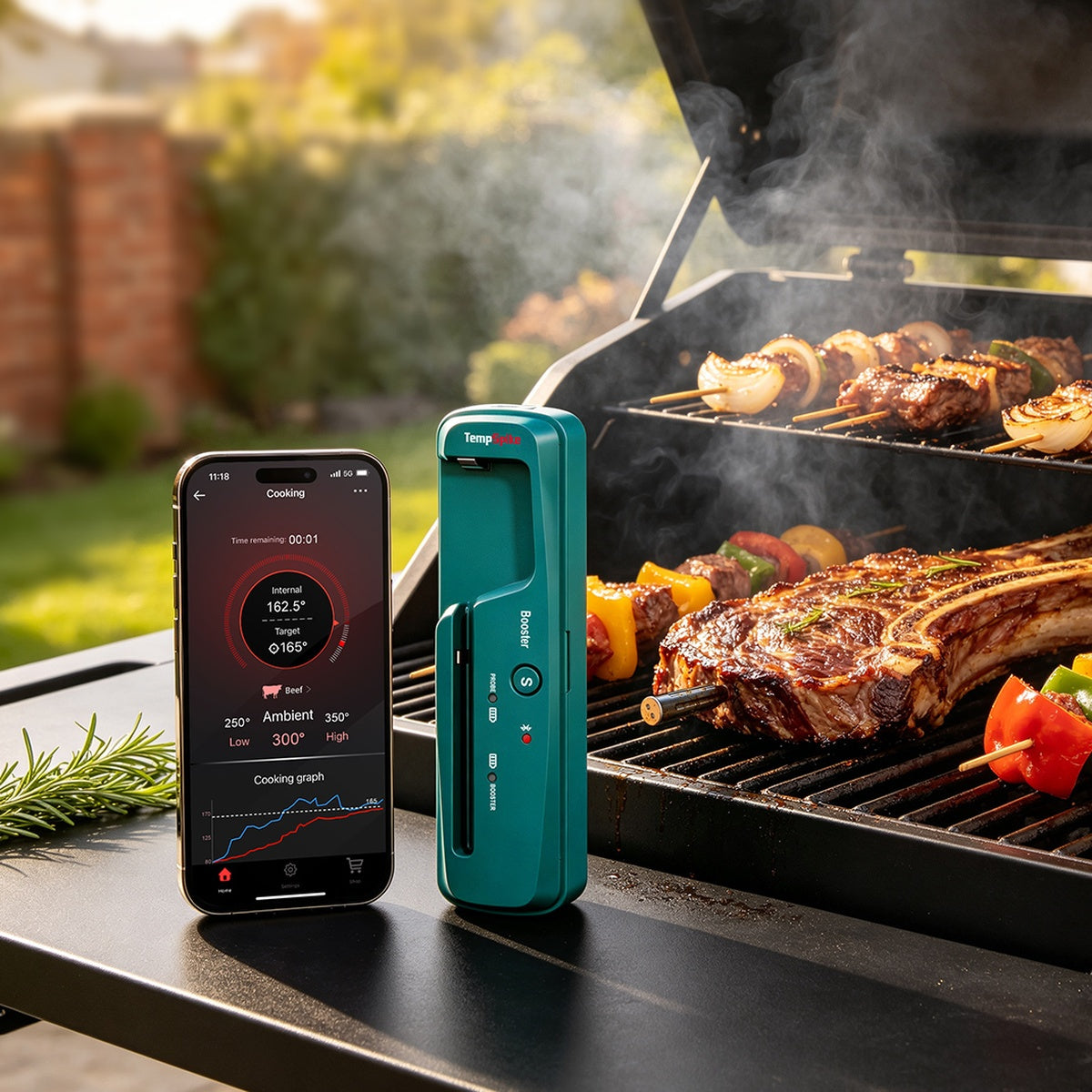 TempPro TempSpike TP961 termometro carne wireless 150 m