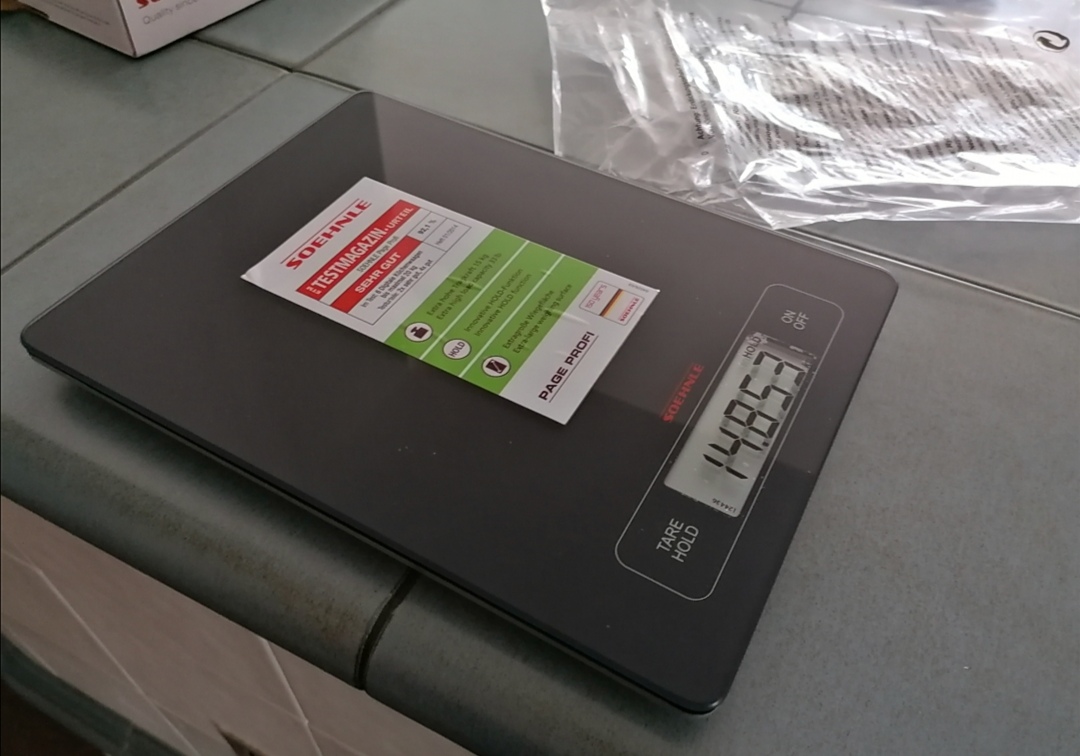 Soehnle Page Profi 67080 Bilancia Cucina Digitale Antracite 15 kg