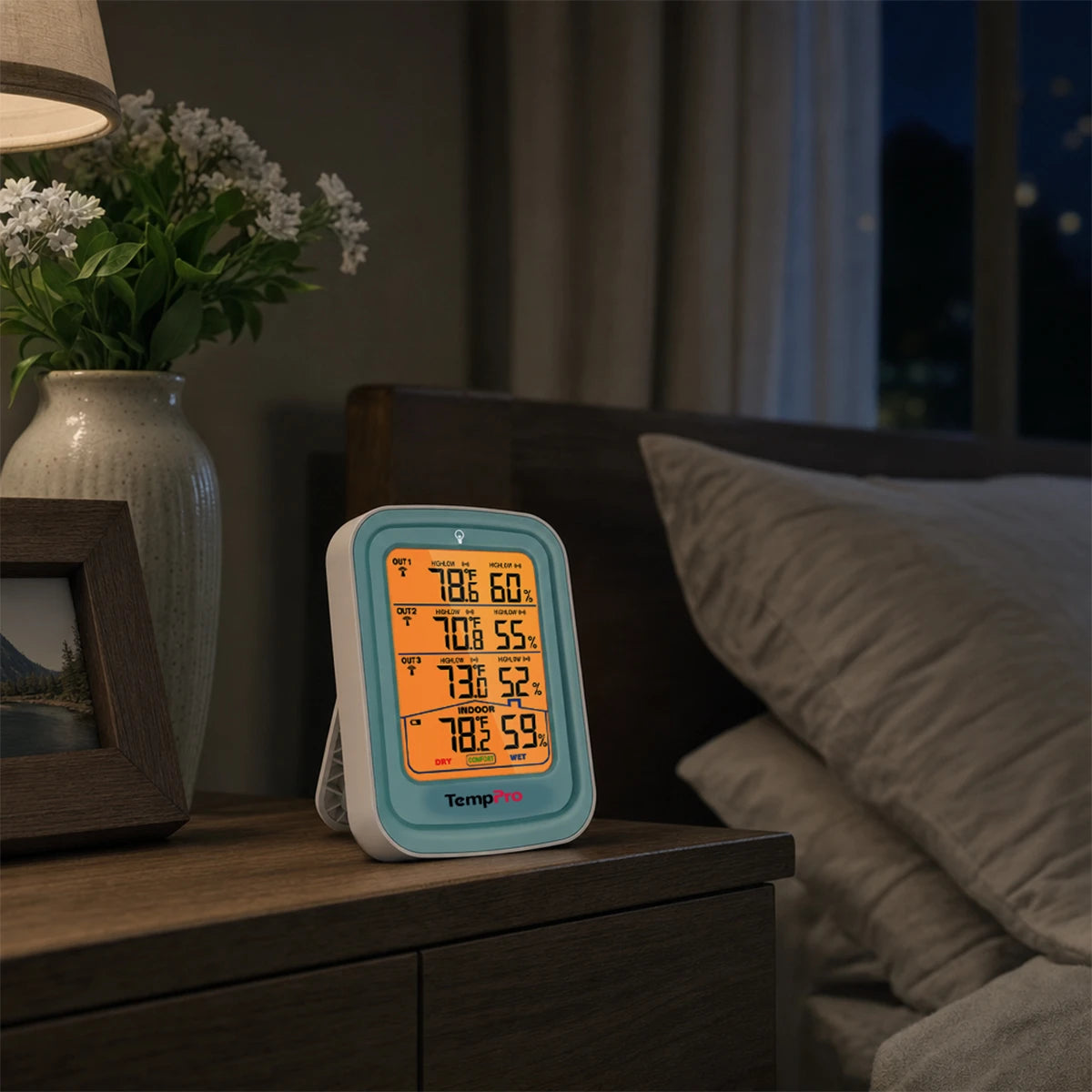 TempPro TempAir Plus TP220B termometro igrometro wireless 3 sensori