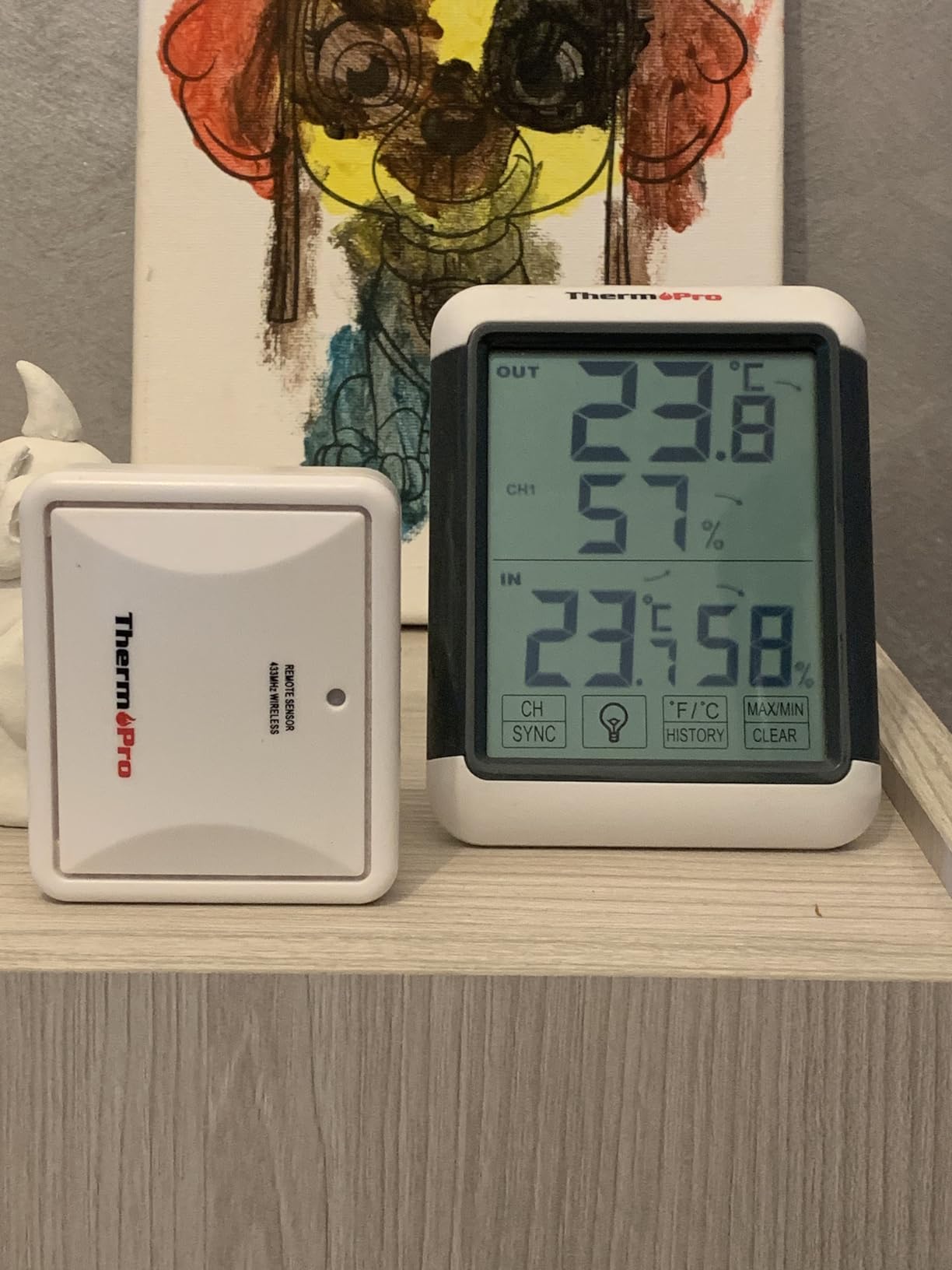 ThermoPro TP65 Termoigrometro Wireless Retroilluminato