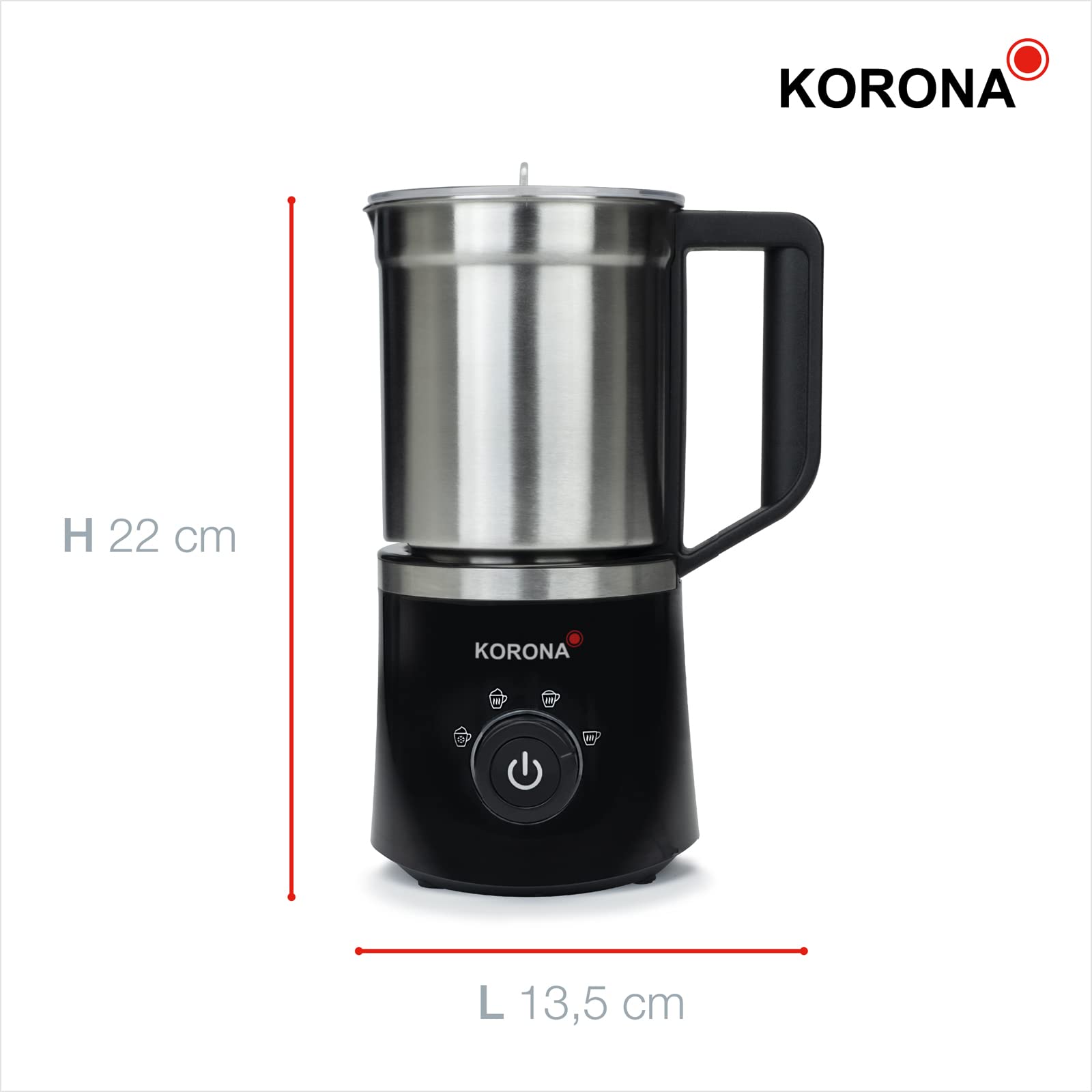 Korona 18050 Montalatte Elettrico Induzione 400 ml