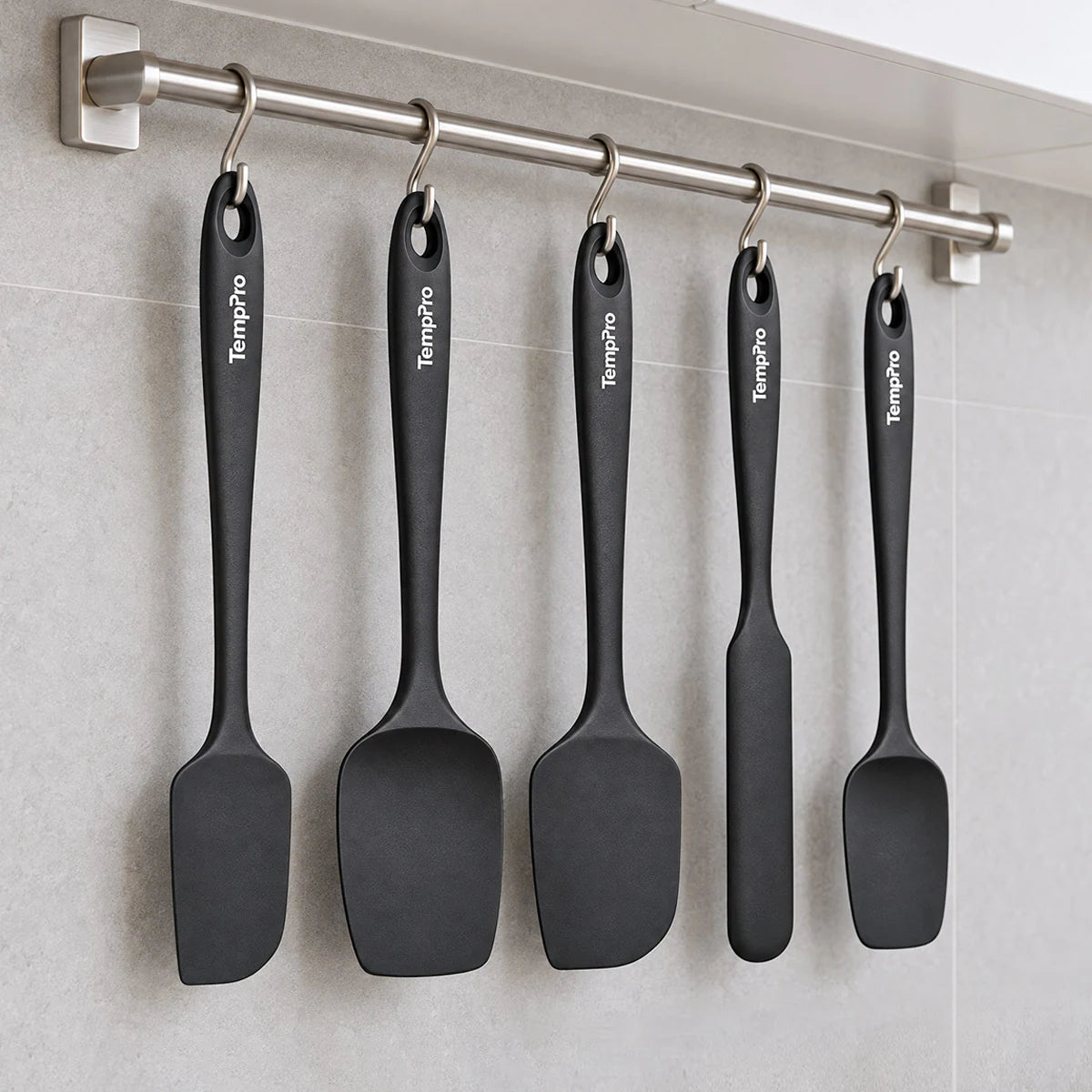 TempPro AYK042 set spatole silicone 5 pezzi calore