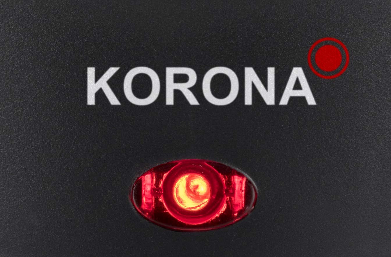 Korona 20140 bollitore acciaio 1,5 L nero