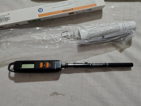 ThermoPro TP516 Termometro Cucina Istantaneo Nero 12 cm