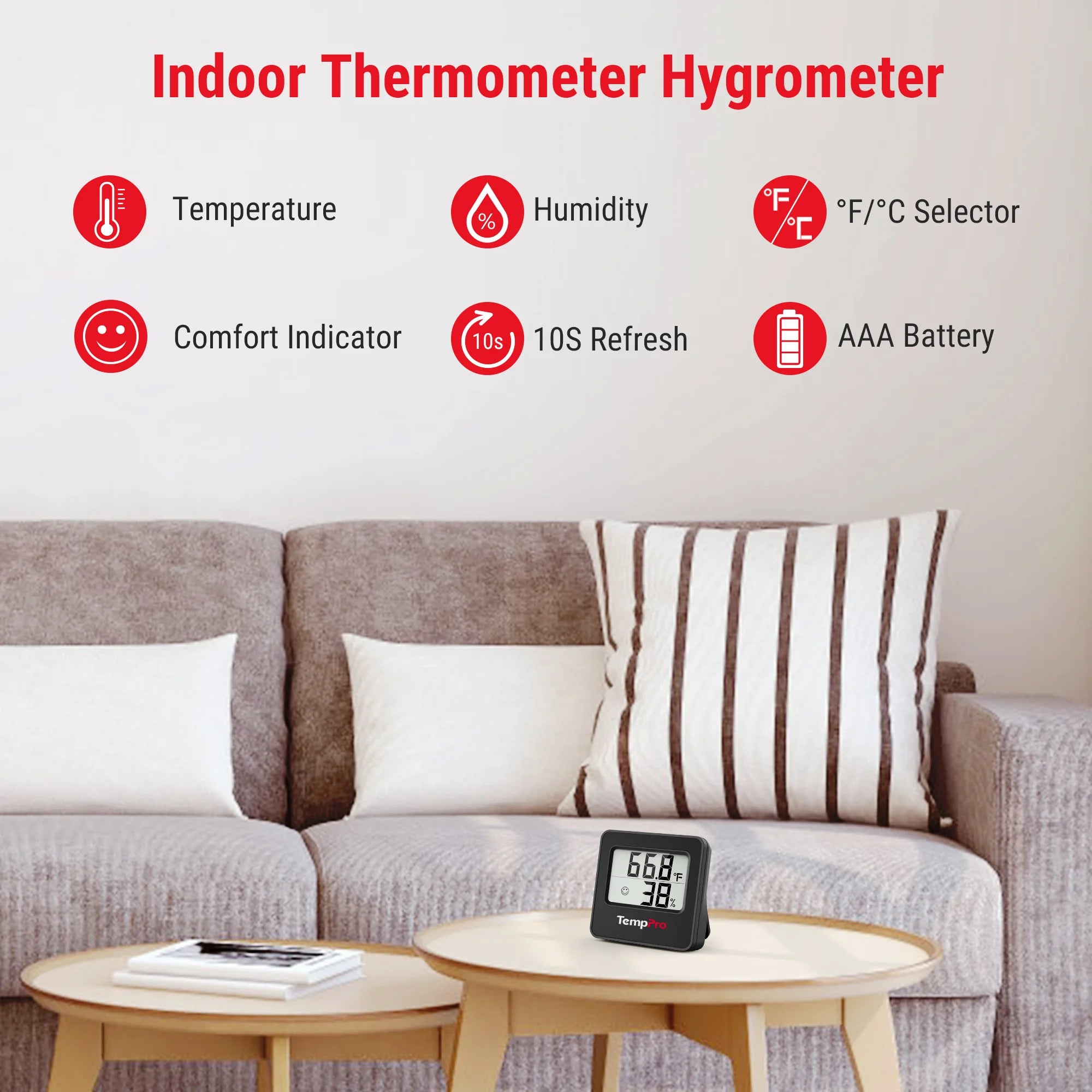 TempPro TempAir Core TP157 termometro igrometro 1 pz