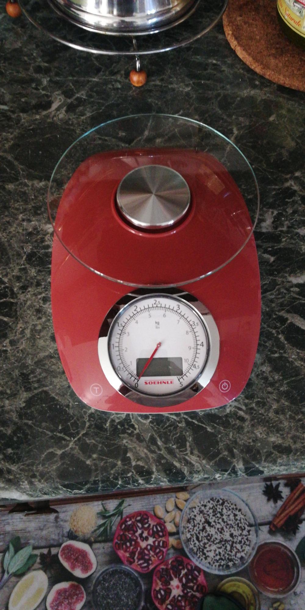 Soehnle Vintage Style 66229 bilancia cucina rossa 5 kg