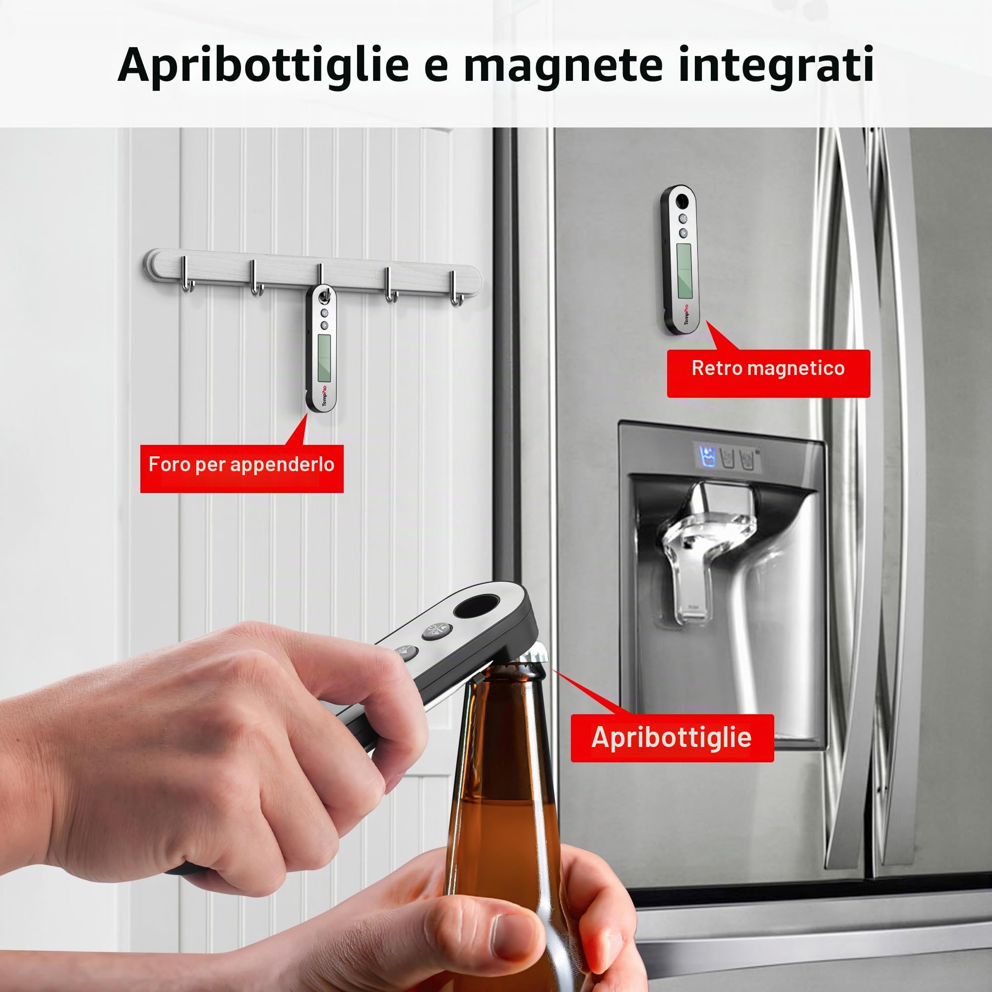 ThermoPro TP610 termometro cucina istantaneo ricaricabile