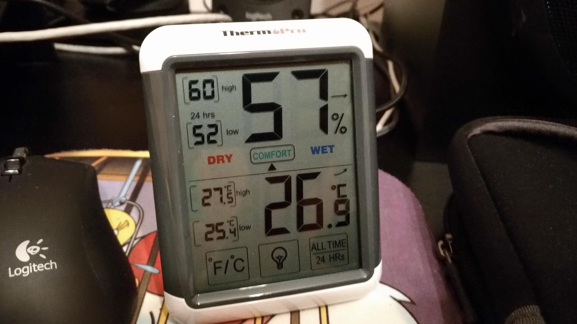 ThermoPro TP55 Termometro Igrometro Digitale 1pz Retroilluminato