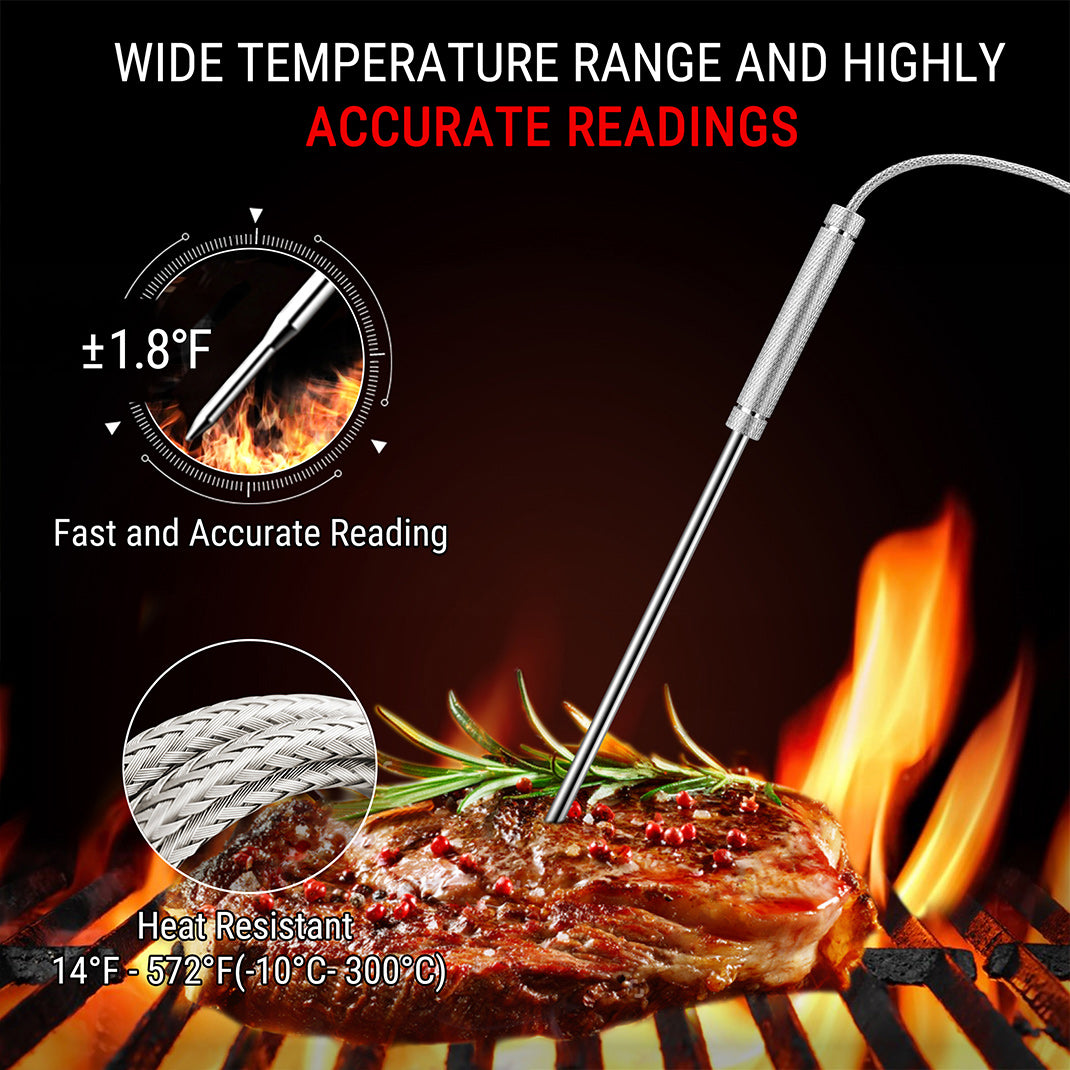 TempPro TP827BW Termometro Carne Wireless RF 300m