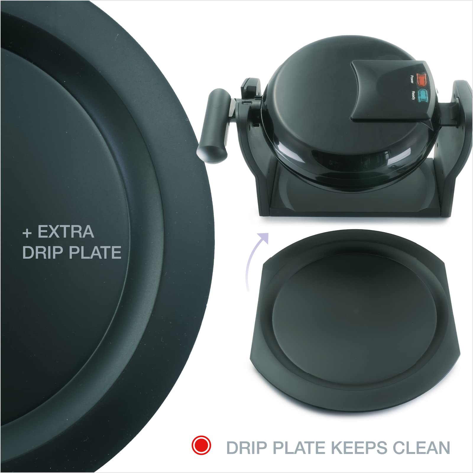 Korona 41004 piastra waffle rotante belgi 180°