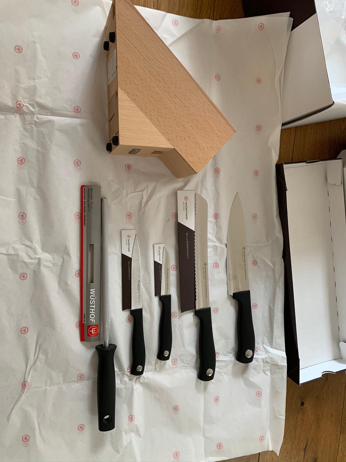 Wüsthof Silverpoint set coltelli 5 pezzi faggio