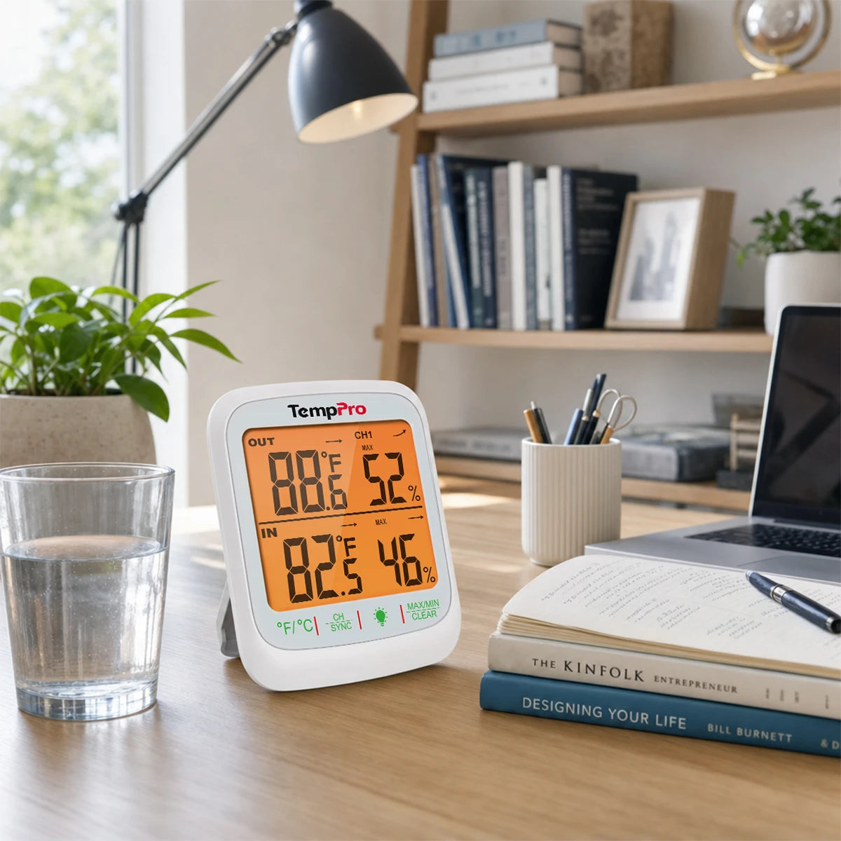 TempPro TempAir Plus TP260B Termoigrometro Wireless Display