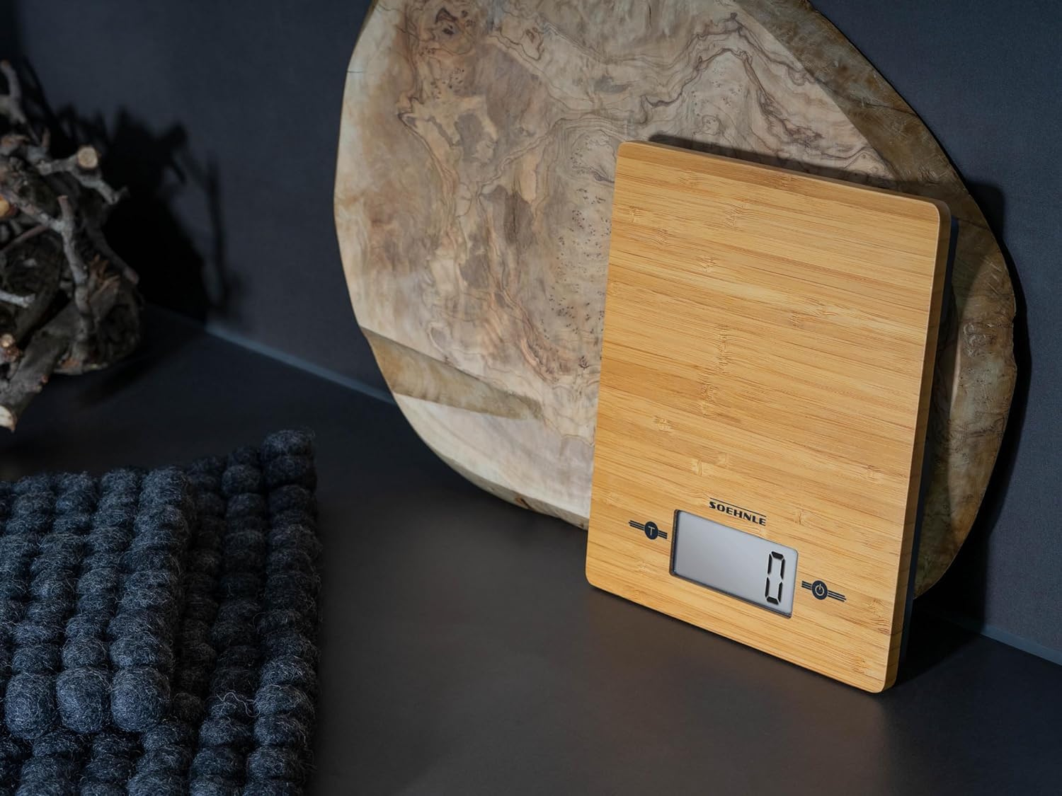 Soehnle Bamboo bilancia cucina digitale 5 kg sensor-touch