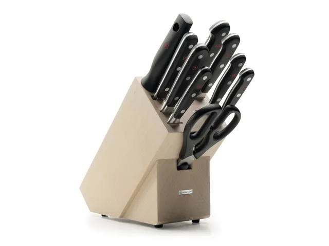 Wüsthof Classic blocco coltelli 9 pezzi faggio cuoco 20 cm