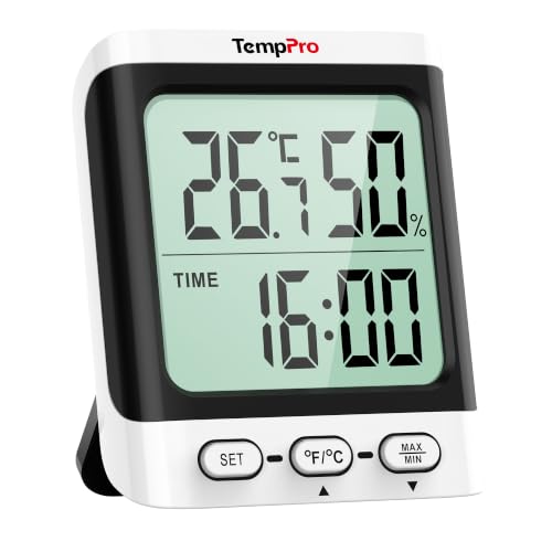 ThermoPro TP152 Termoigrometro Interno Orologio