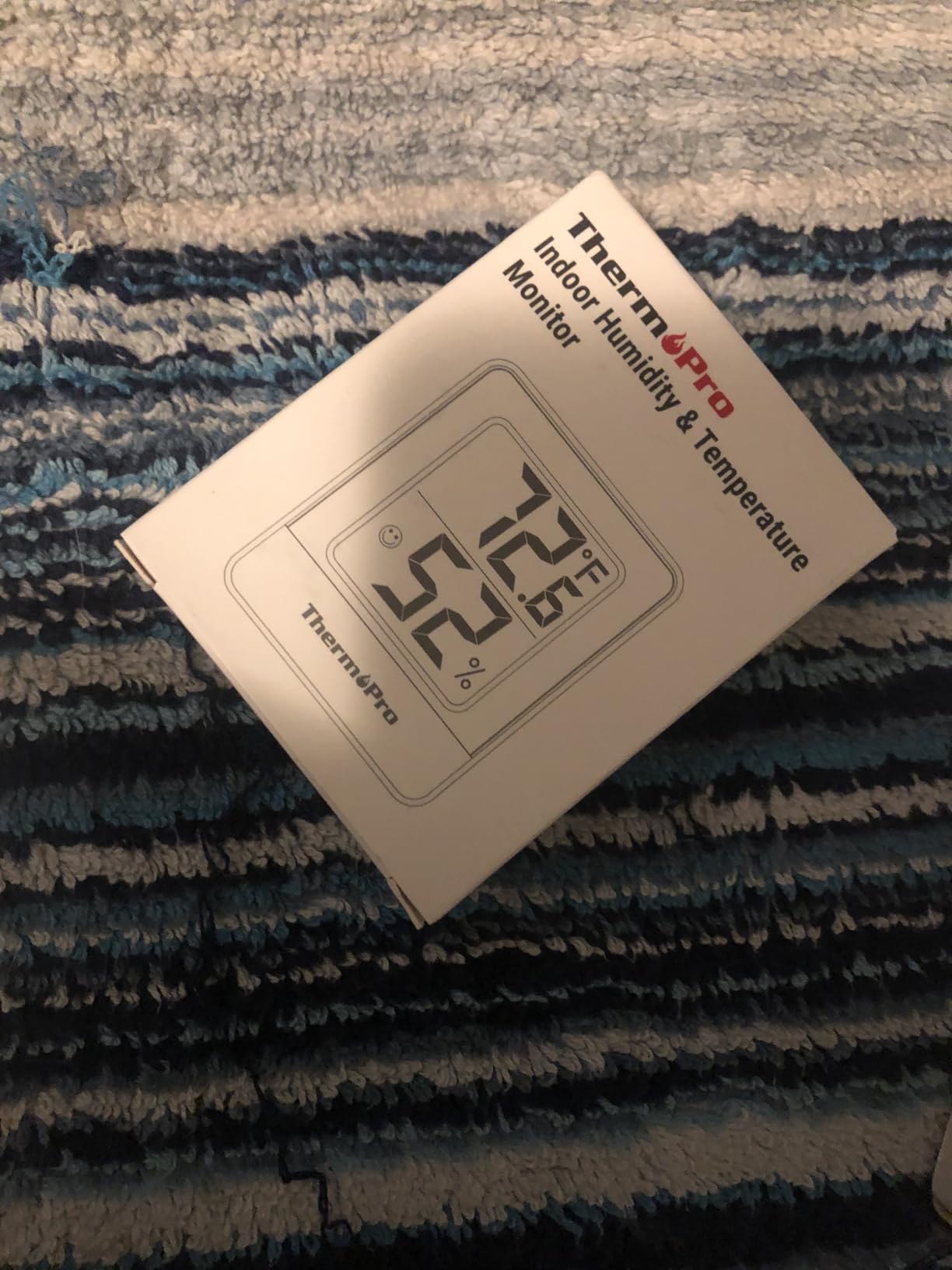 TempPro TP49 termoigrometro digitale bianco sensore comfort