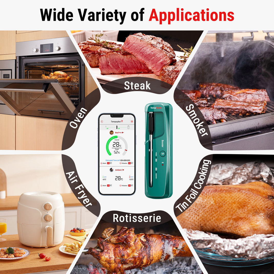 TempPro TempSpike TP961 termometro carne wireless pack 2 pezzi